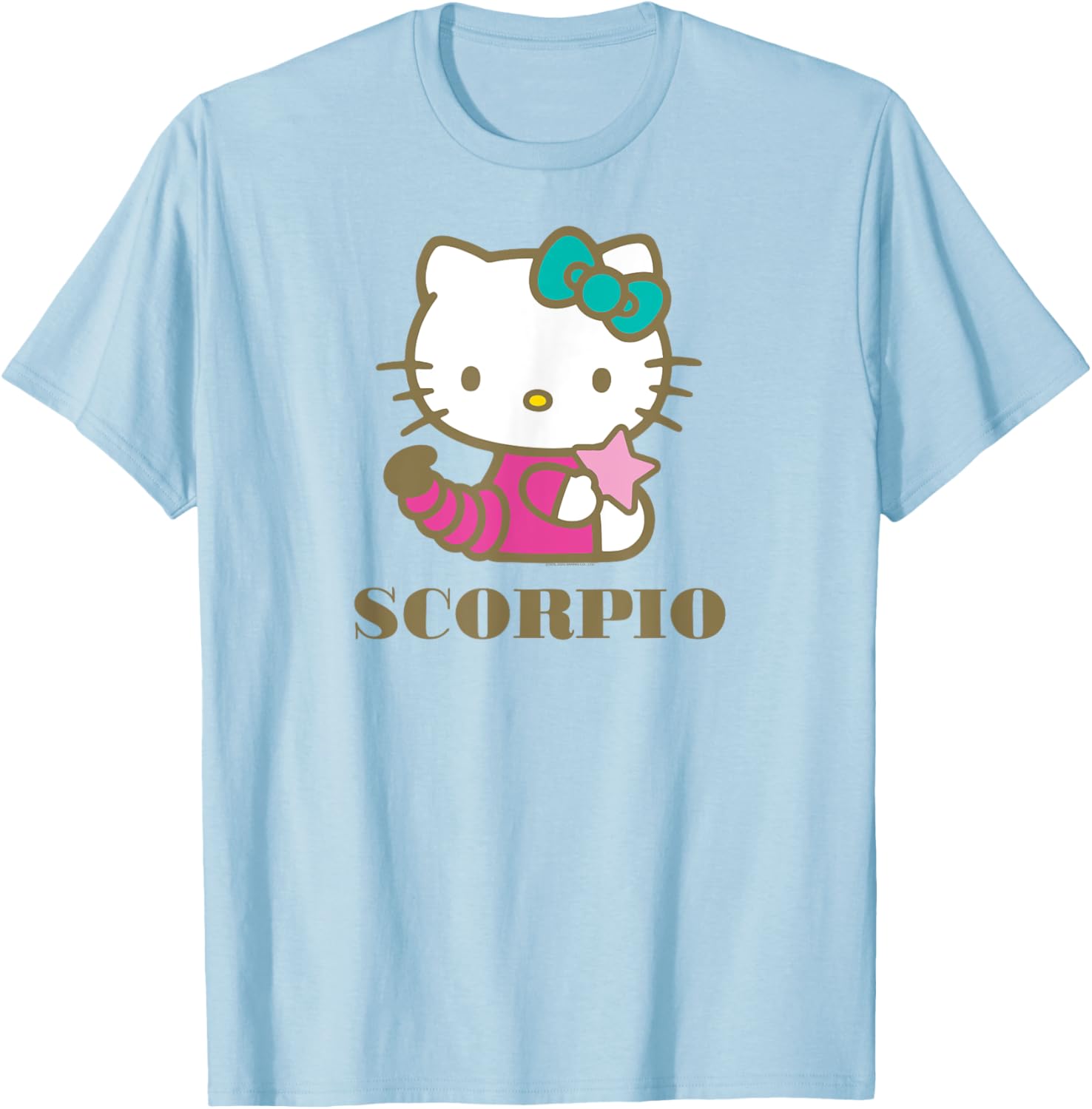Hello Kitty Scorpio Zodiac T-Shirt for Trendy Fans of Cute Fashion - 6