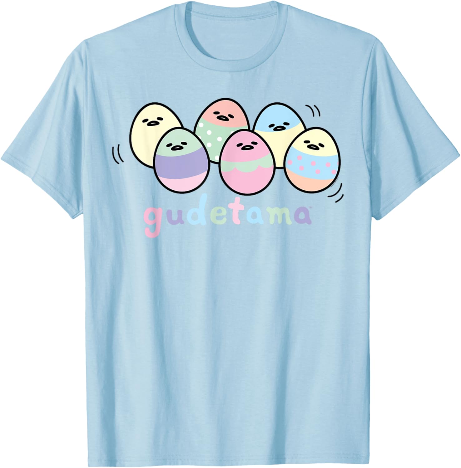 Gudetama Easter Egg T-Shirt Cute Graphic Tee for Eggcellent Fun - 4