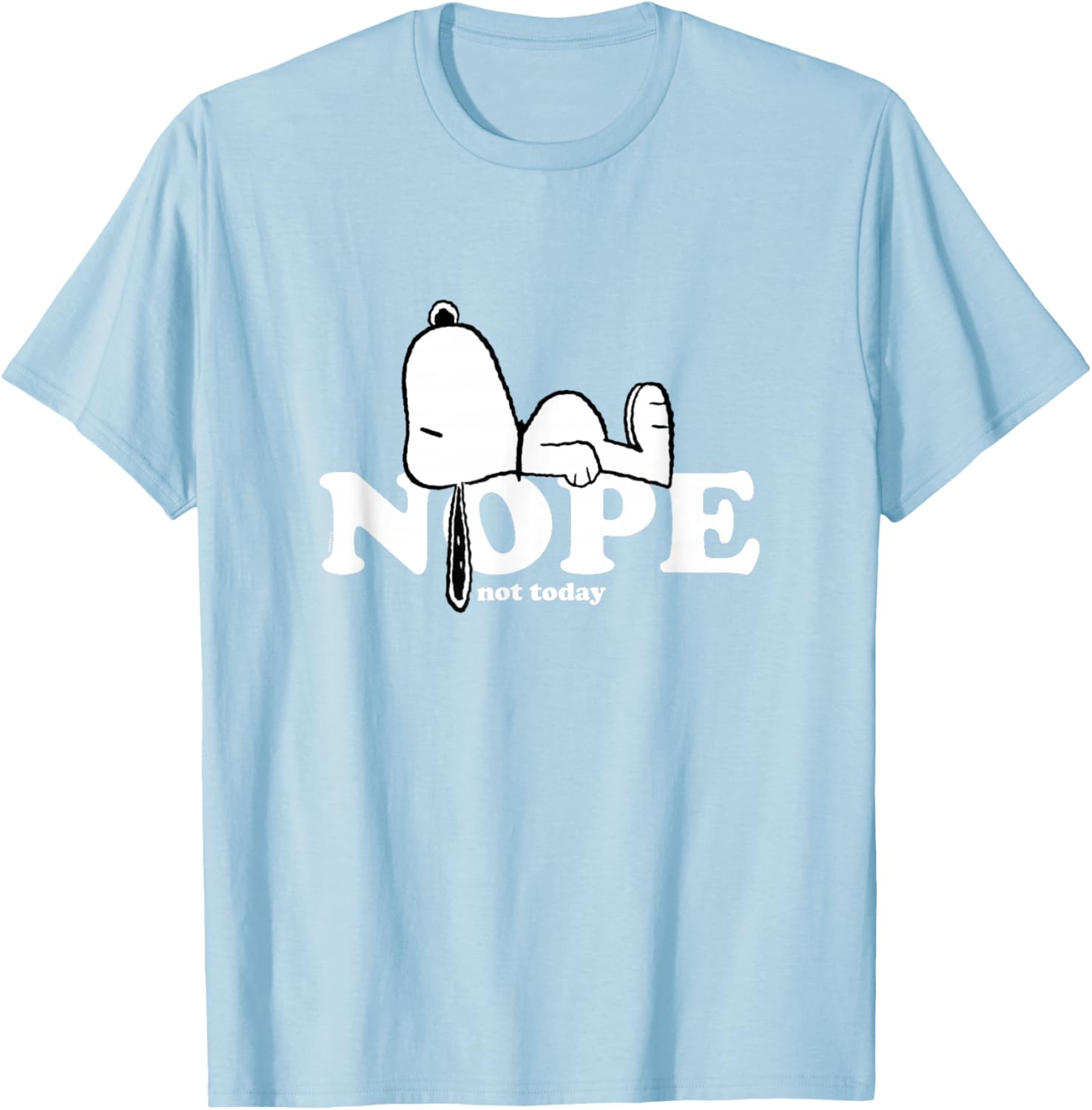 Snoopy Nope T-Shirt Fun Graphic Tee for Casual Wear and Gifts - 9