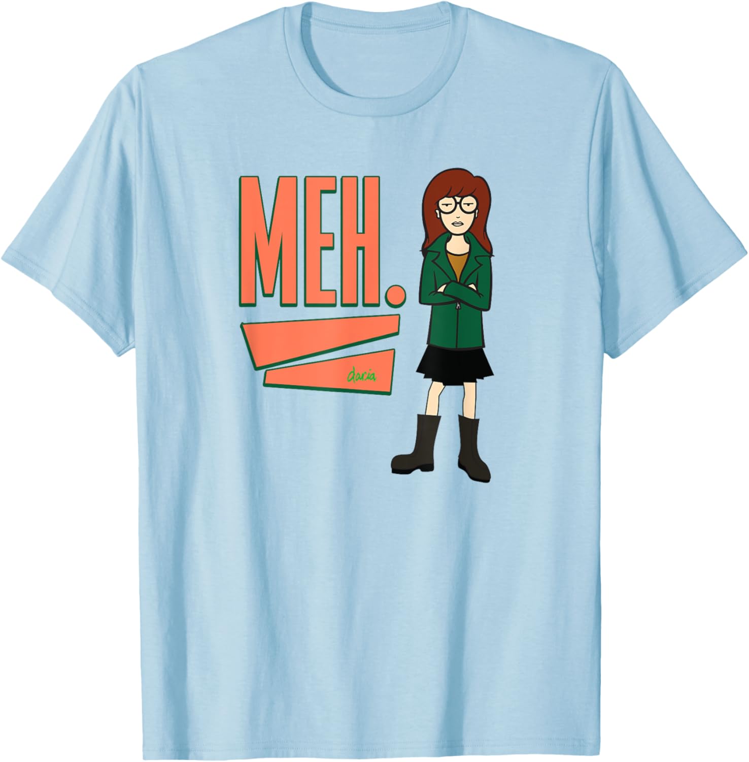 Mademark x Daria Meh T-Shirt Stylish and Comfortable Graphic Tee - 1