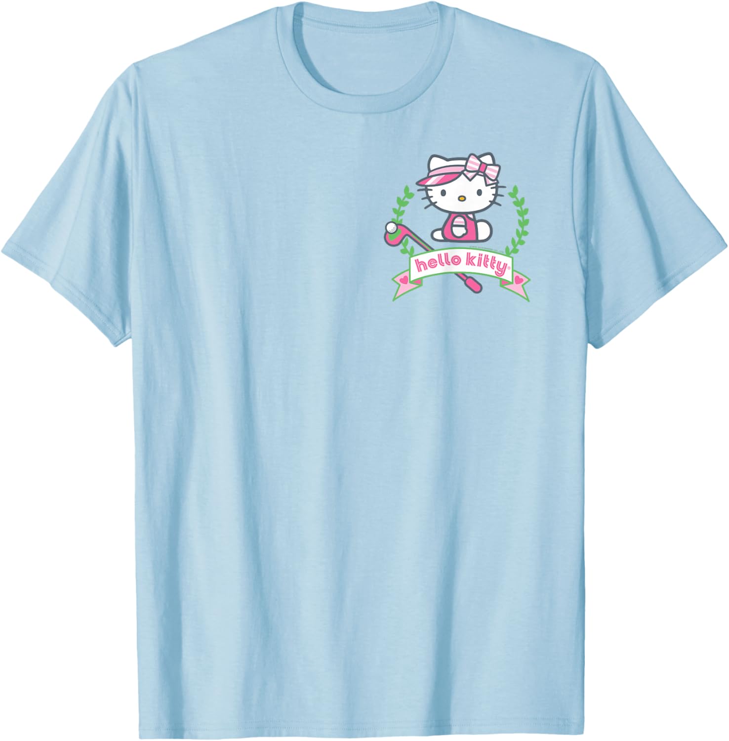 Hello Kitty Golf T-Shirt for Fun Golfers - Cute Cartoon Apparel - 2