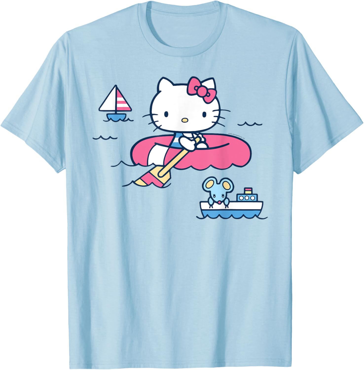 Hello Kitty Summer Boat T-Shirt for All Ages - Fun & Stylish Apparel - 10