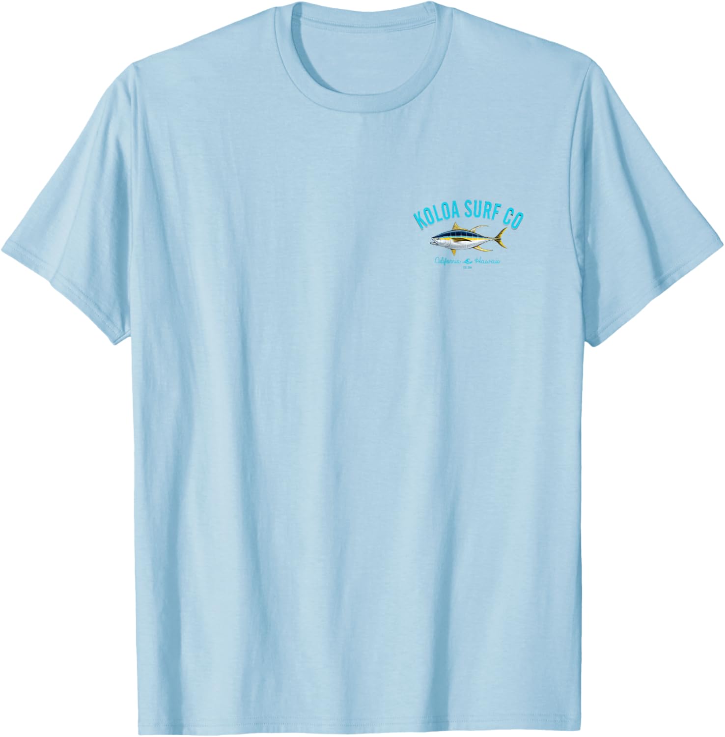 Koloa Surf Yellow Fin Tuna Graphic T-Shirt for Beach Lovers - 29
