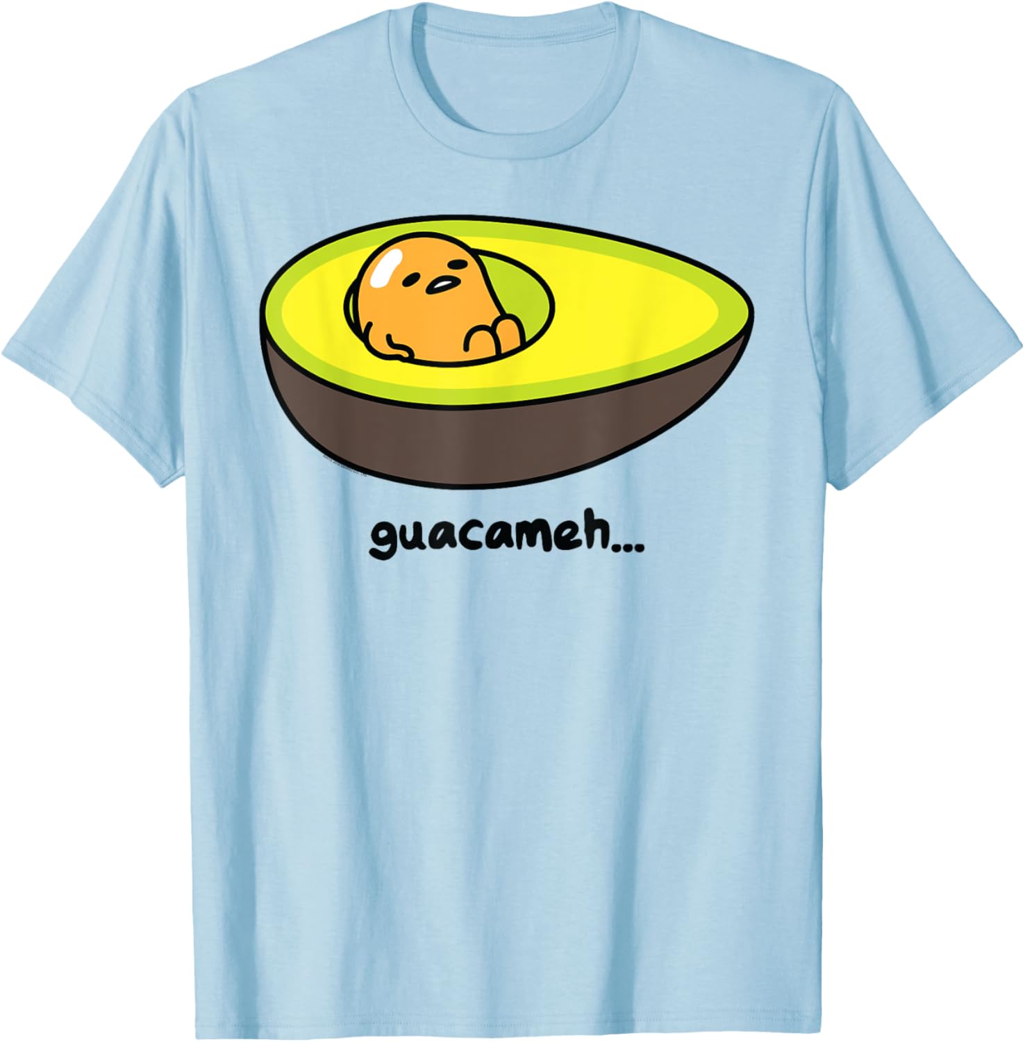 Gudetama Guacamole T-Shirt Cute Avocado Graphic Tee for Food Lovers - 2
