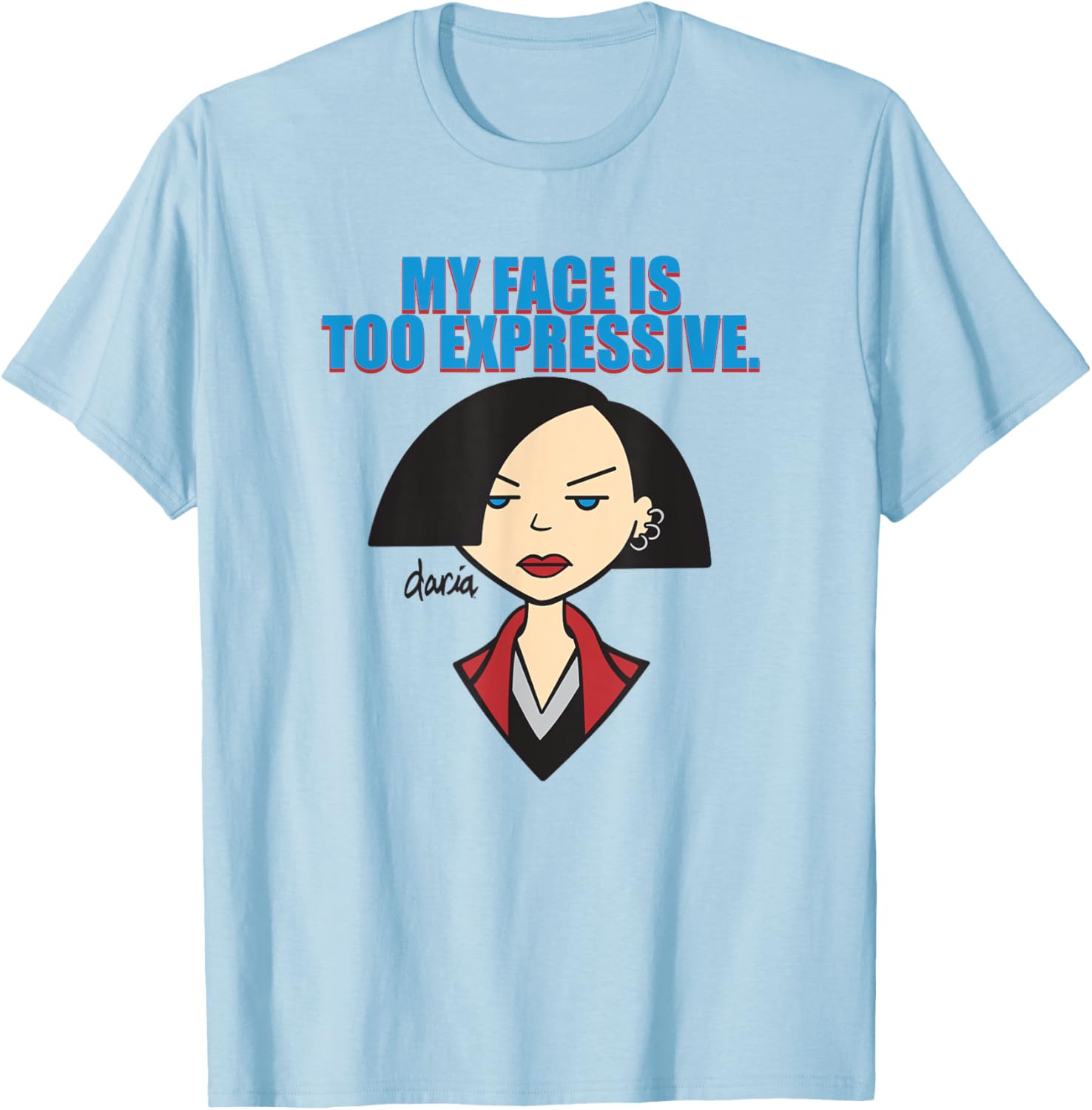 Mademark x Daria My Face is Too Expressive T-Shirt for Fun Fashion - 4