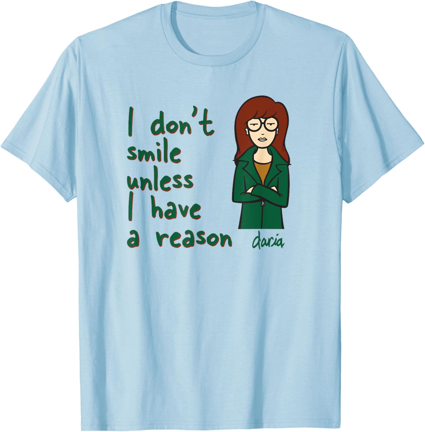 Mademark x Daria I Don't Smile Unless I Have a Reason T-Shirt Guide - 19