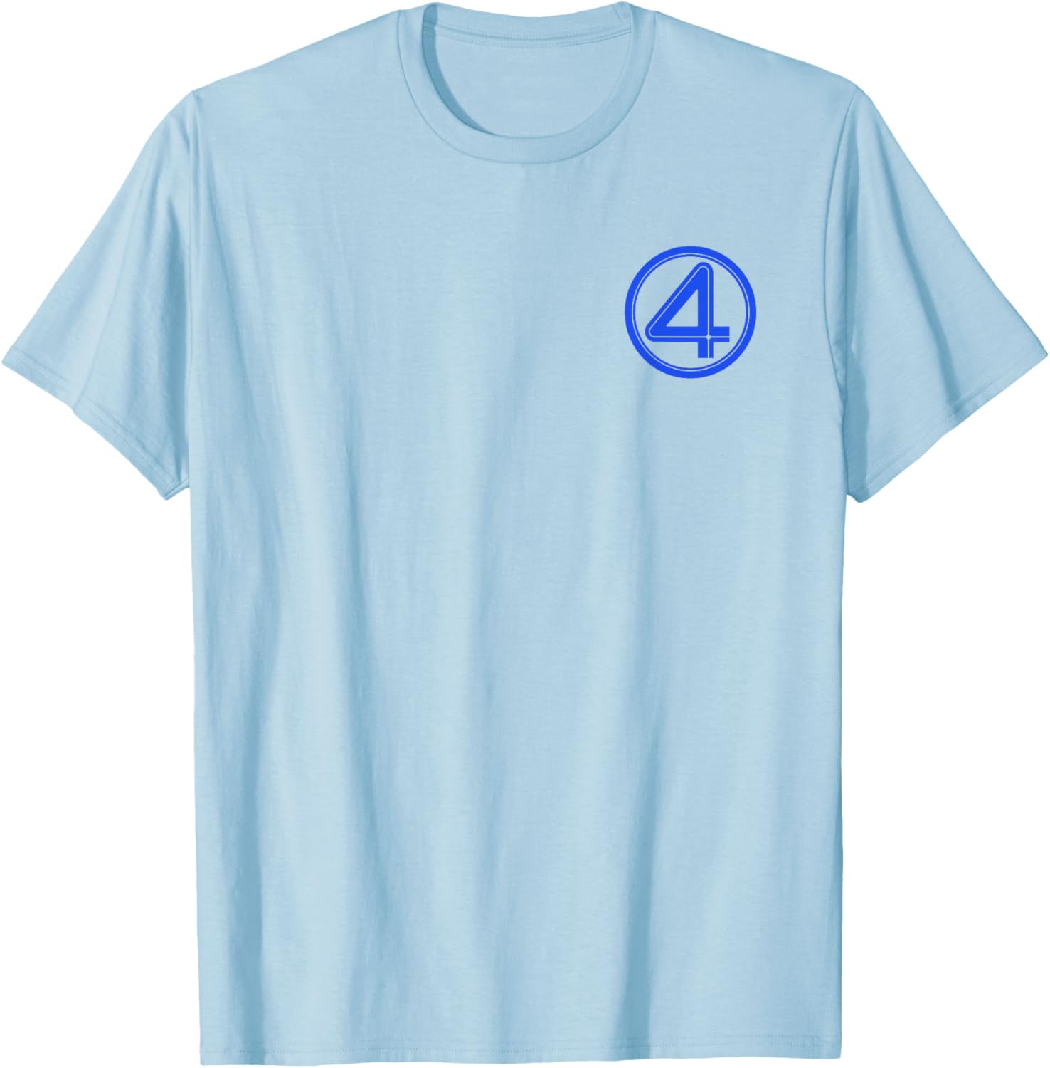 Marvel Fantastic Four Logo T-Shirt for Fans - Stylish Left Chest Design - 2