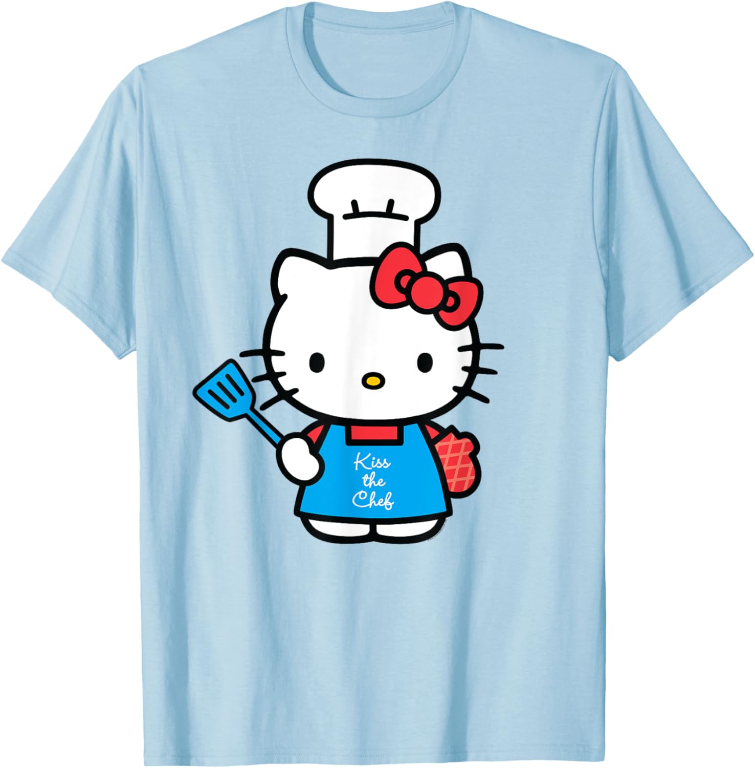 Hello Kitty Kiss the Chef T-Shirt Cute and Fun Cooking Apparel - 12