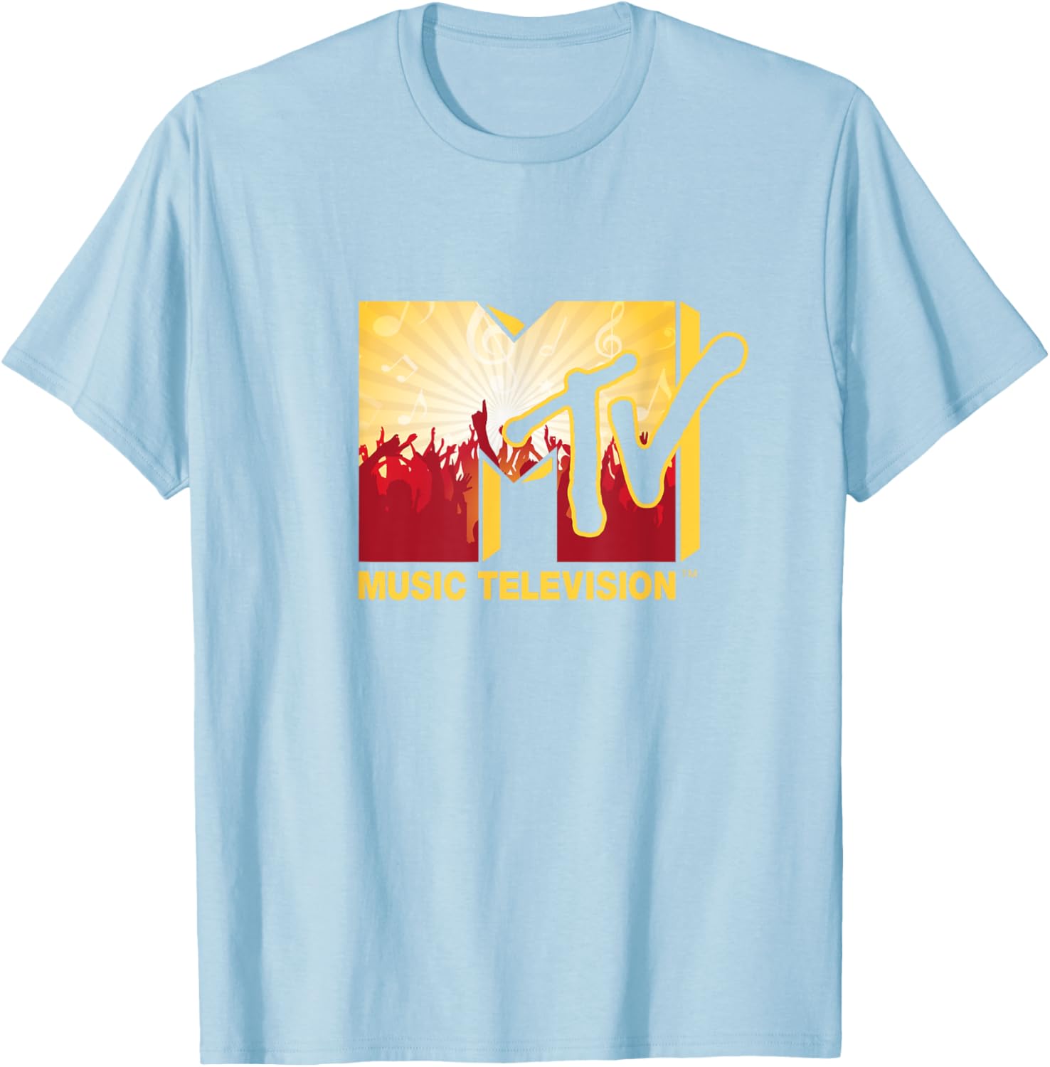 Mademark x MTV Official Logo T-Shirt with Cheerful Party Music Crowd - 15