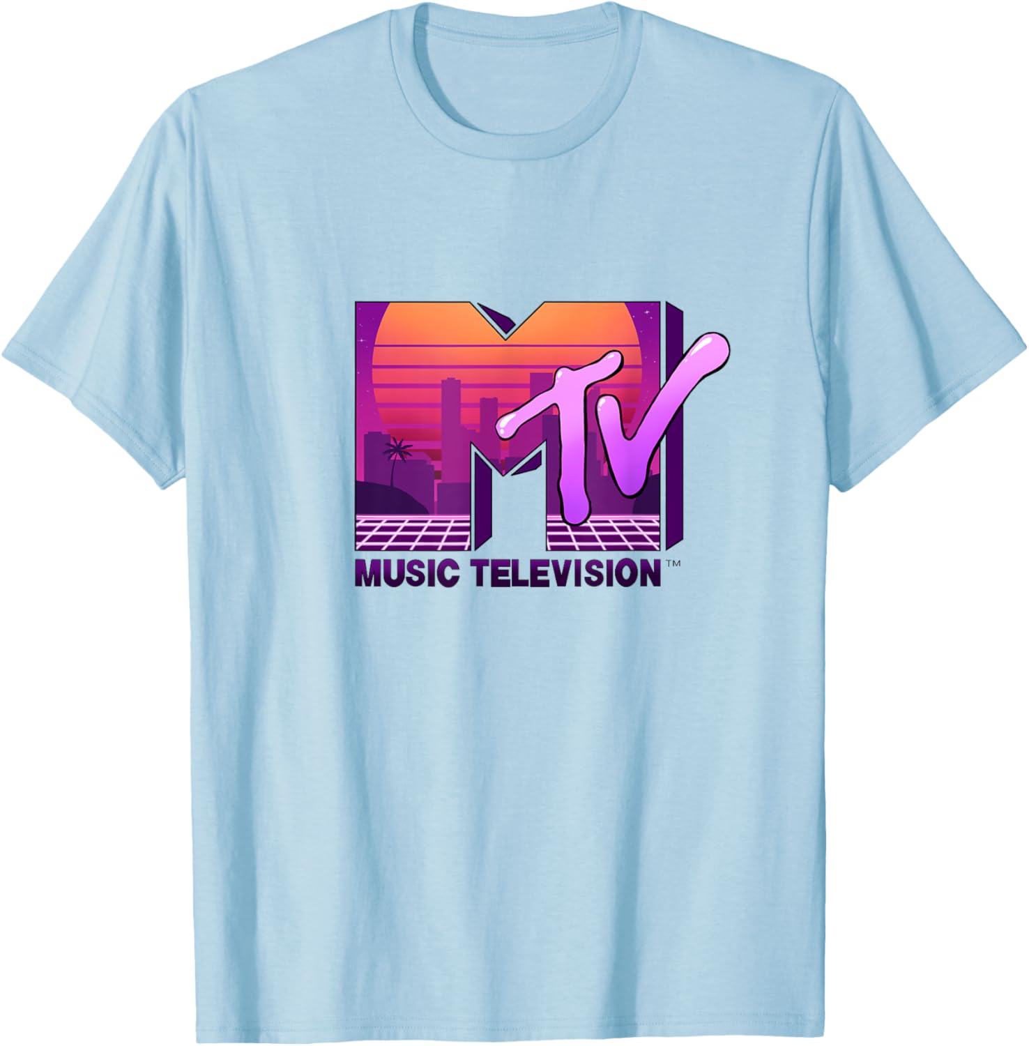 Mademark x MTV Sunset Skyline T-Shirt - Official MTV Logo Design - 10