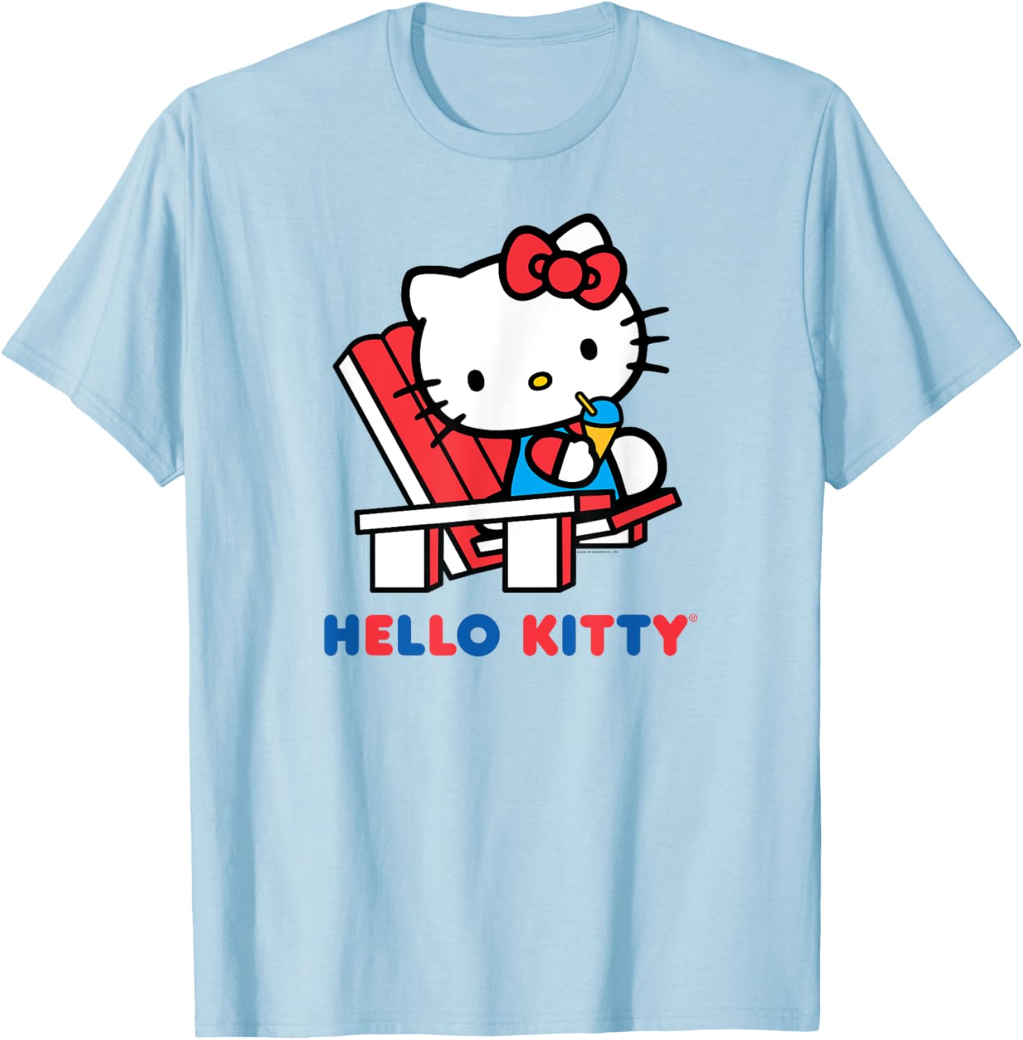 Hello Kitty Snow Cone Summer T-Shirt for Men, Women, Girls, and Kids - 12