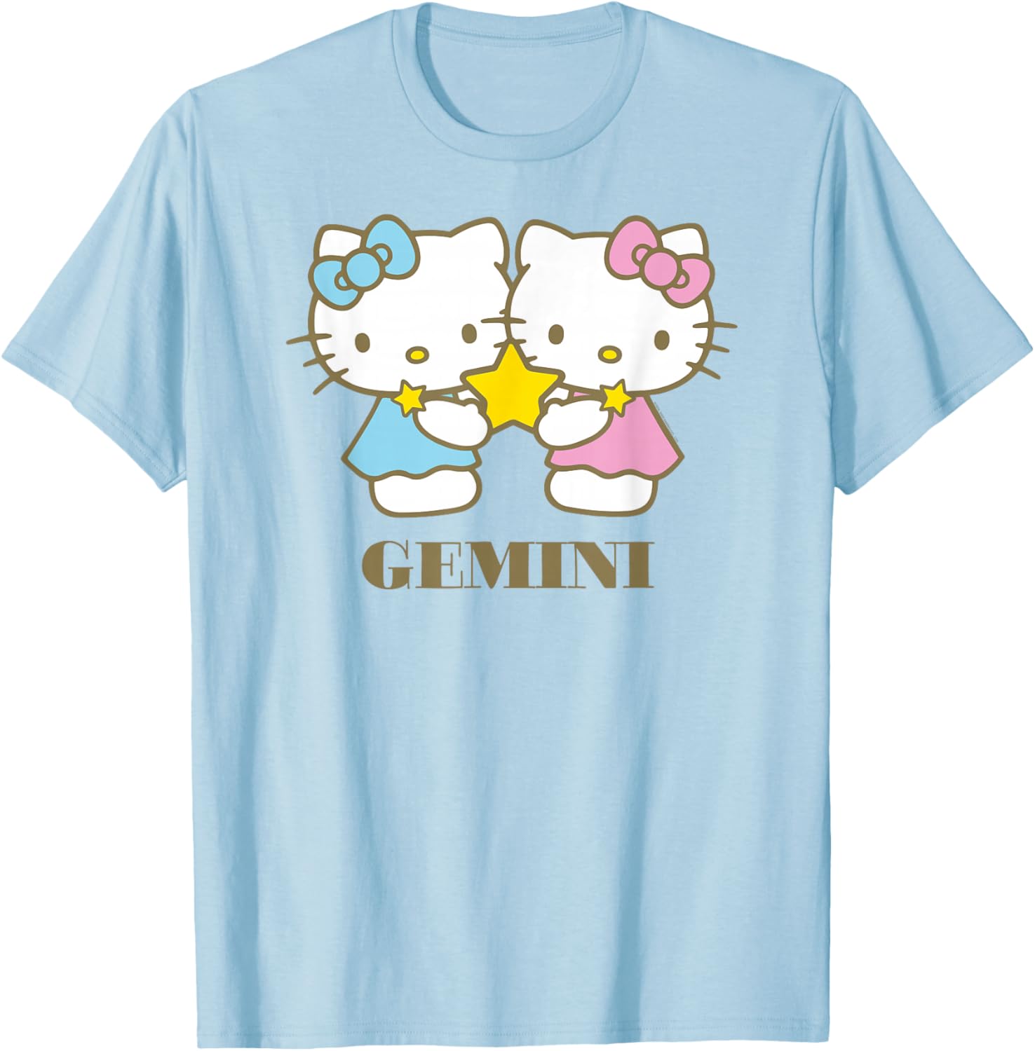 Hello Kitty Gemini T-Shirt for Zodiac Fans - Cute and Stylish Apparel - 22