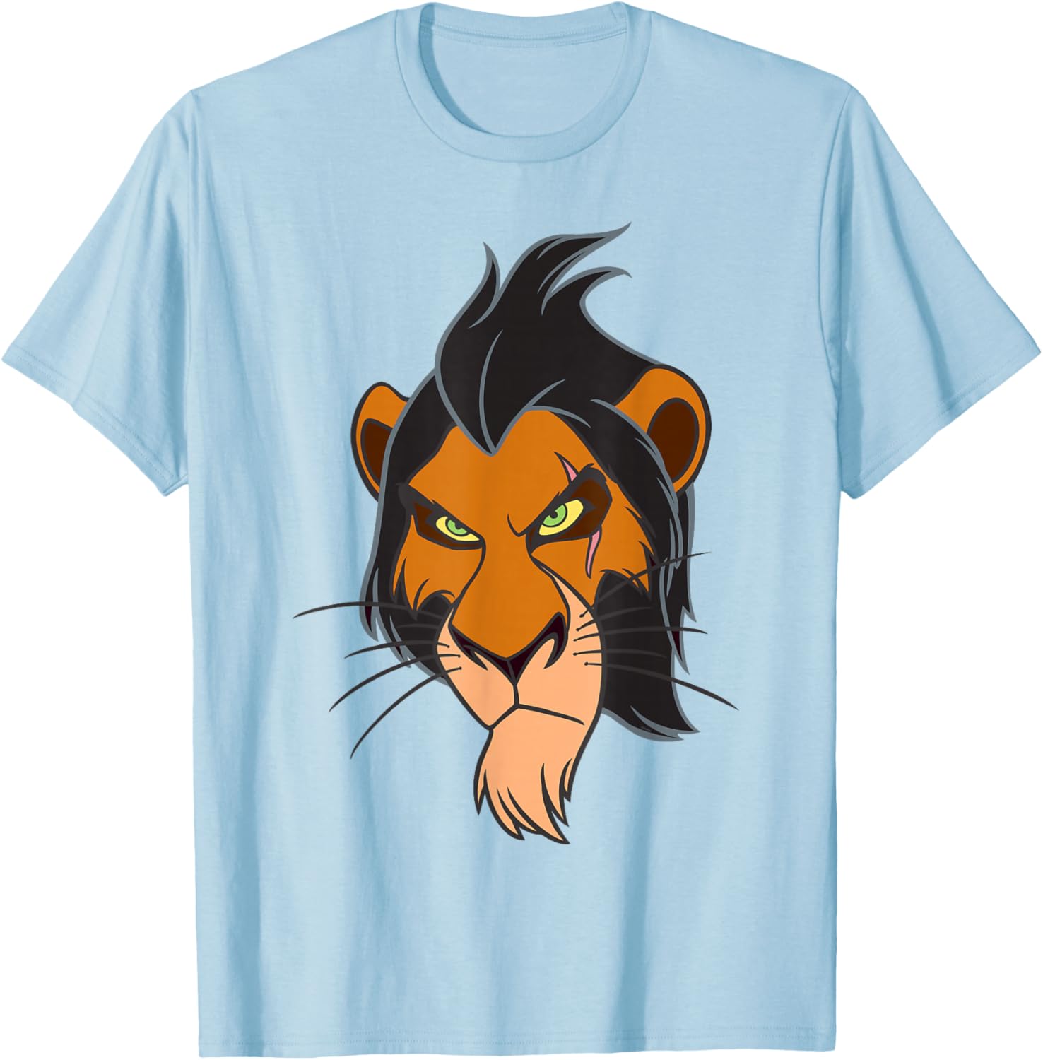 Disney Scar Big Face Costume T-Shirt for Lion King Fans - 27