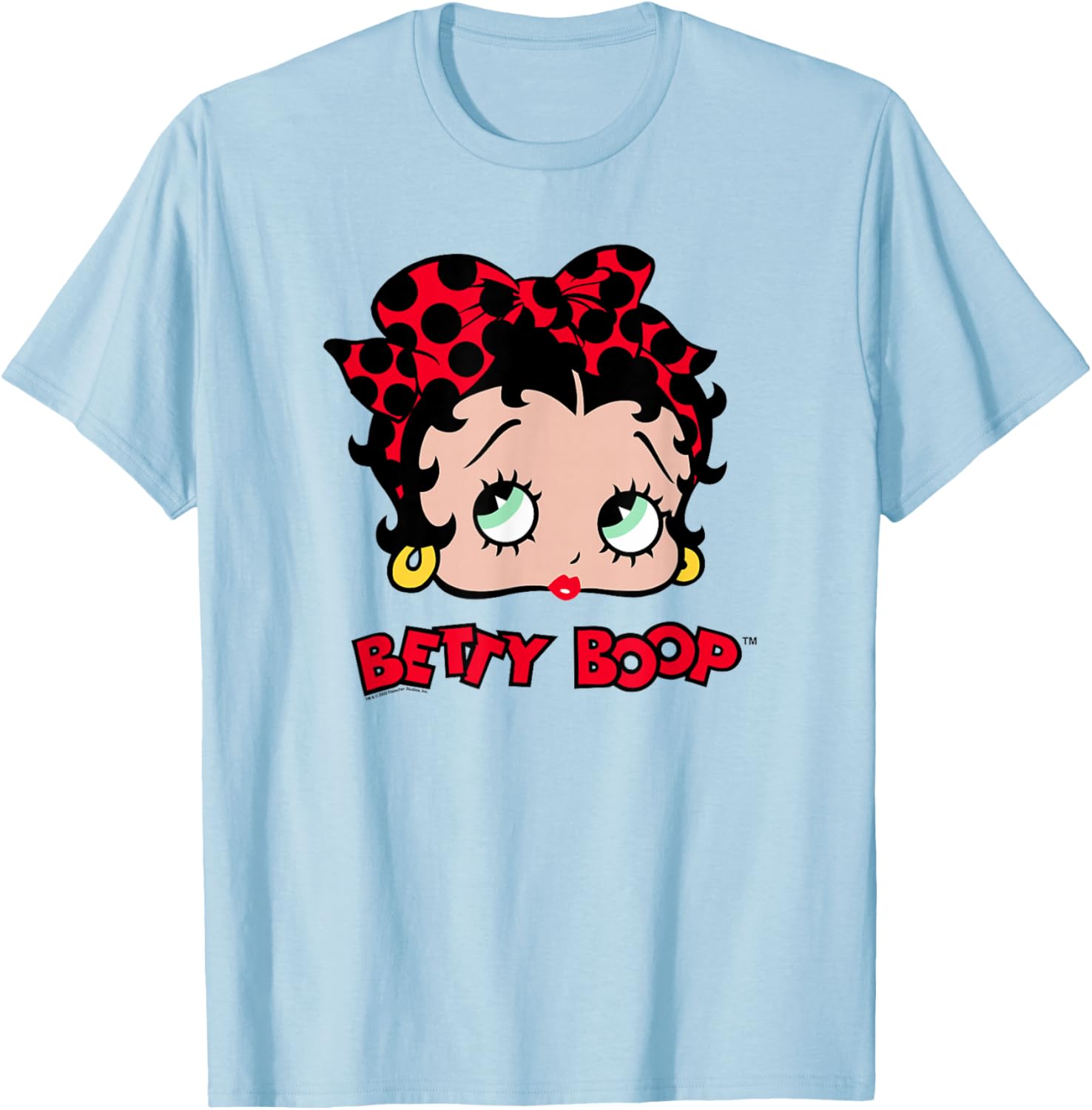 Betty Boop Vintage Dot Bow T-Shirt - Classic Pin Up Style Apparel - 10