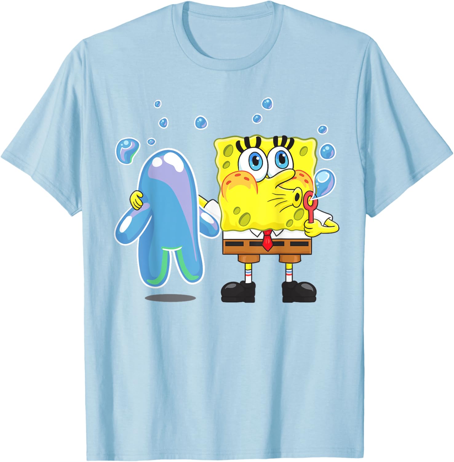 Mademark x SpongeBob SquarePants Bubble Technique T-Shirt for Fun Style - 2