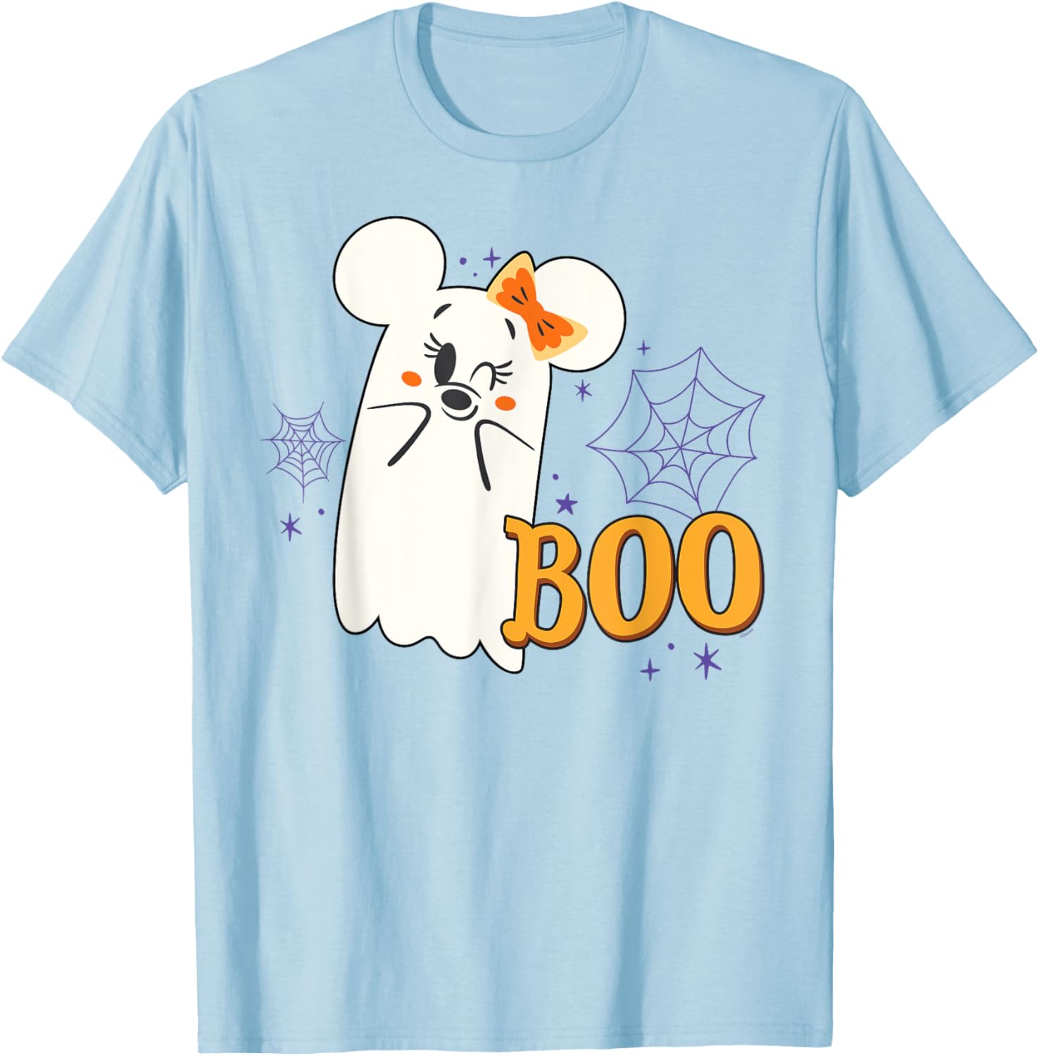 Adorable Disney Minnie Mouse Ghost Halloween T-Shirt for Kids - 1