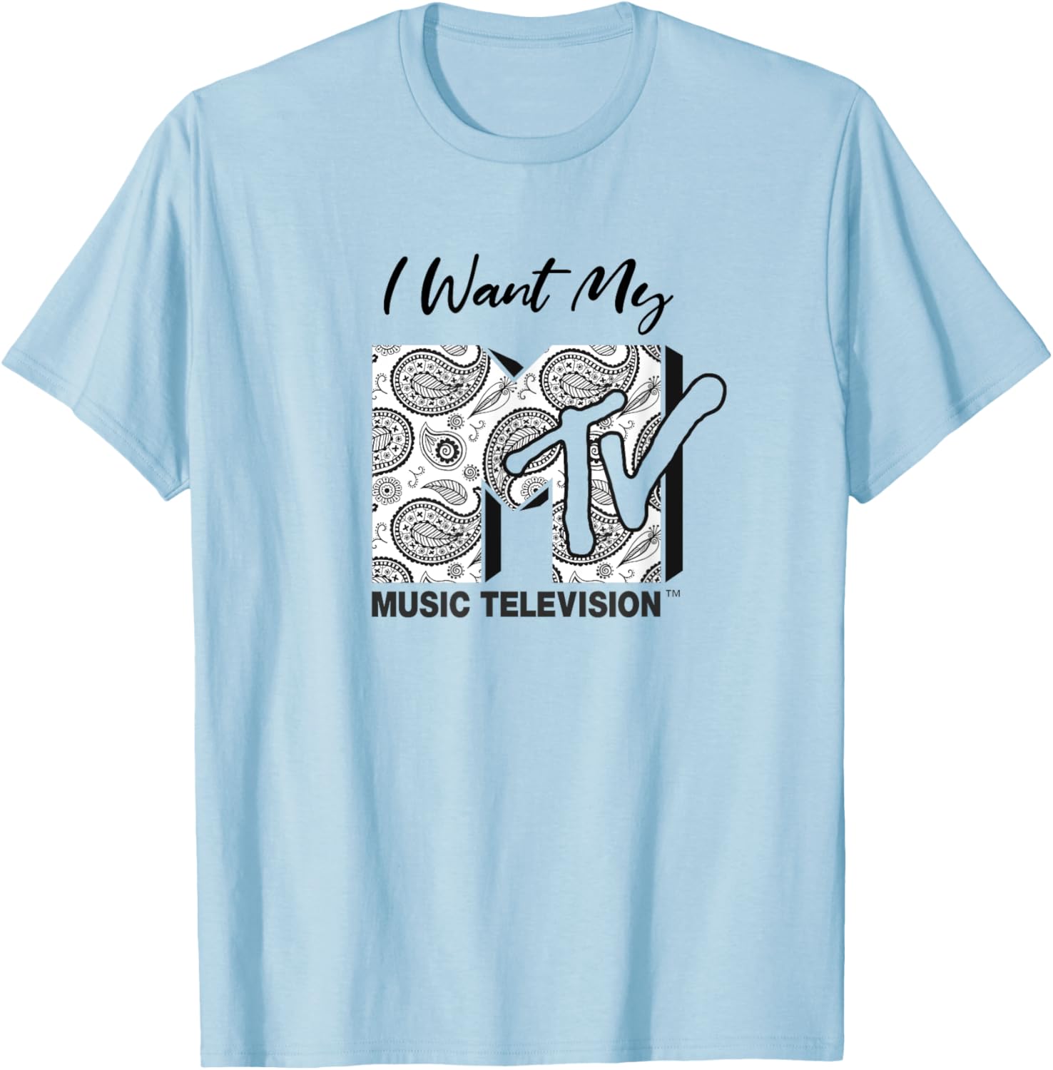 Mademark x MTV Vintage Ornaments T-Shirt for Music Lovers - 8
