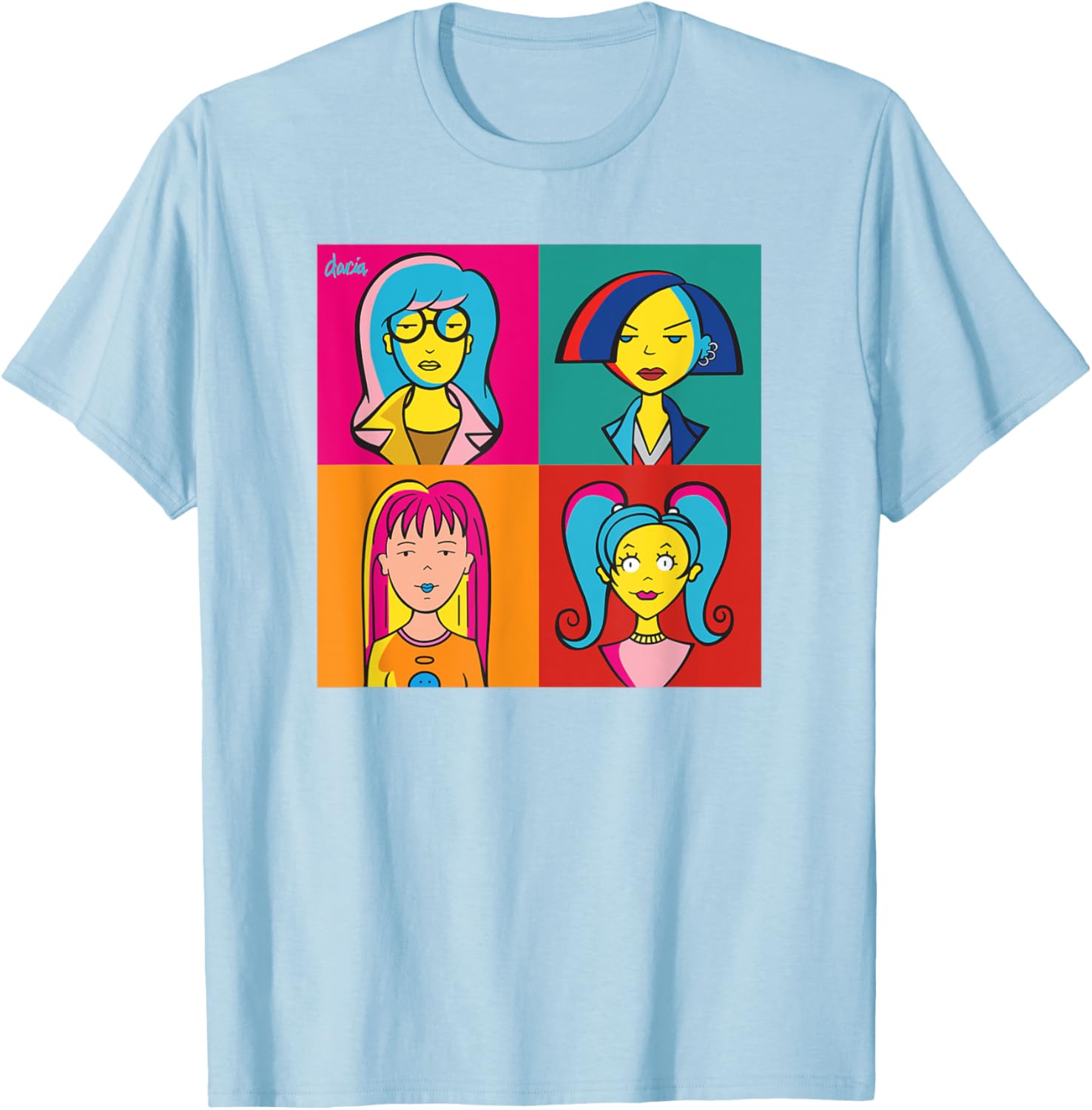 Mademark x Daria Ladies Pop Art T-Shirt - Fun Fashion for Every Occasion - 11