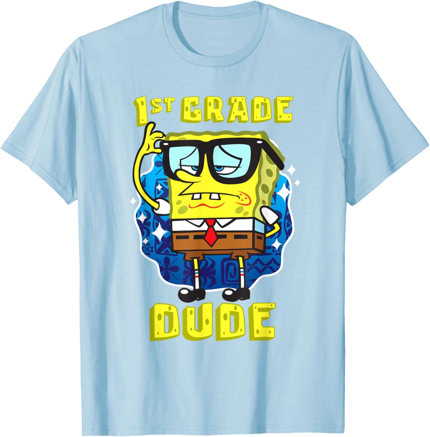 SpongeBob SquarePants 1st Grade Dude T-Shirt for Smart Kids - 1