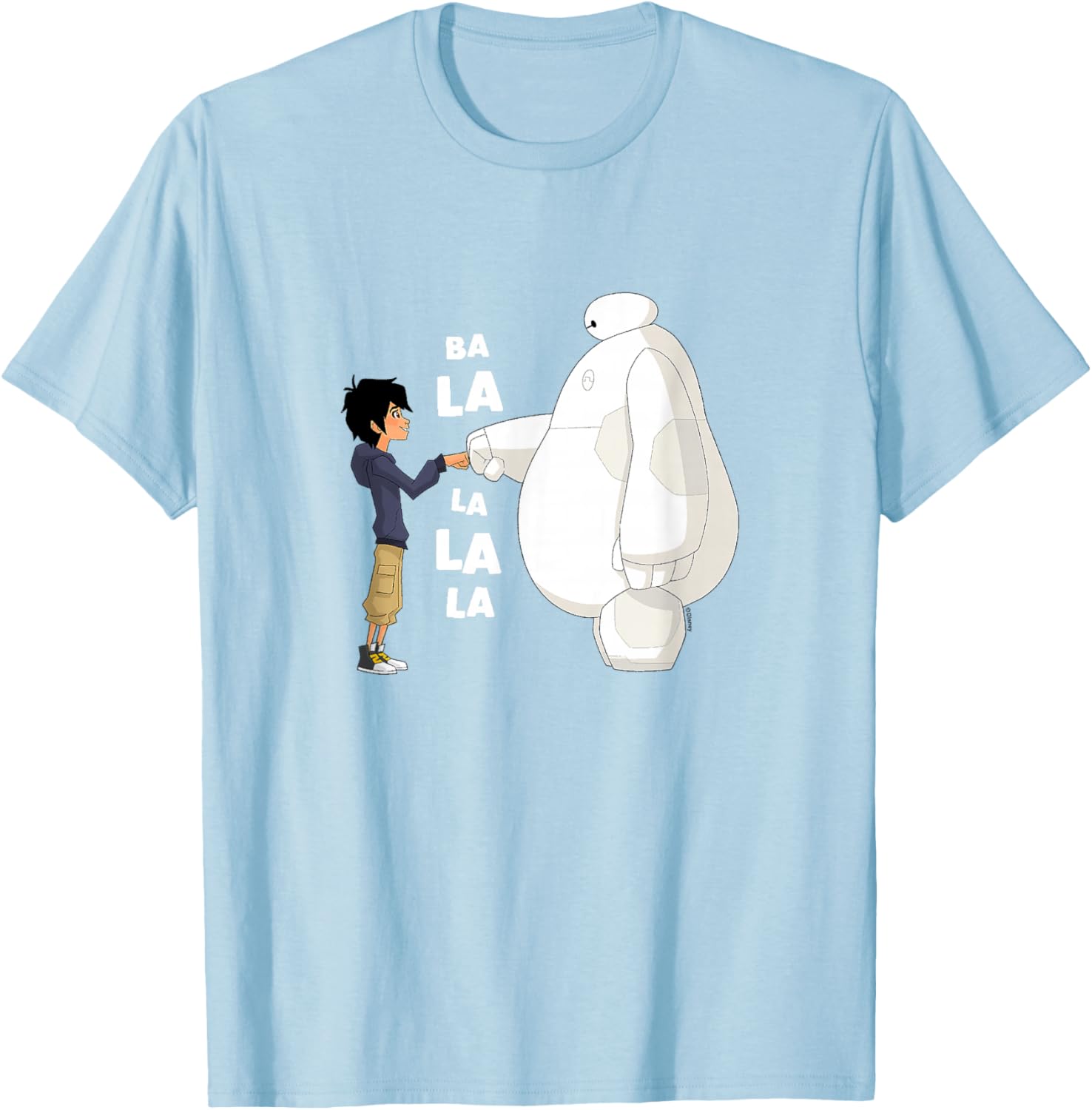 Big Hero 6 Fist Bump Tee Fun Graphic T-Shirt for Fans and Kids - 3