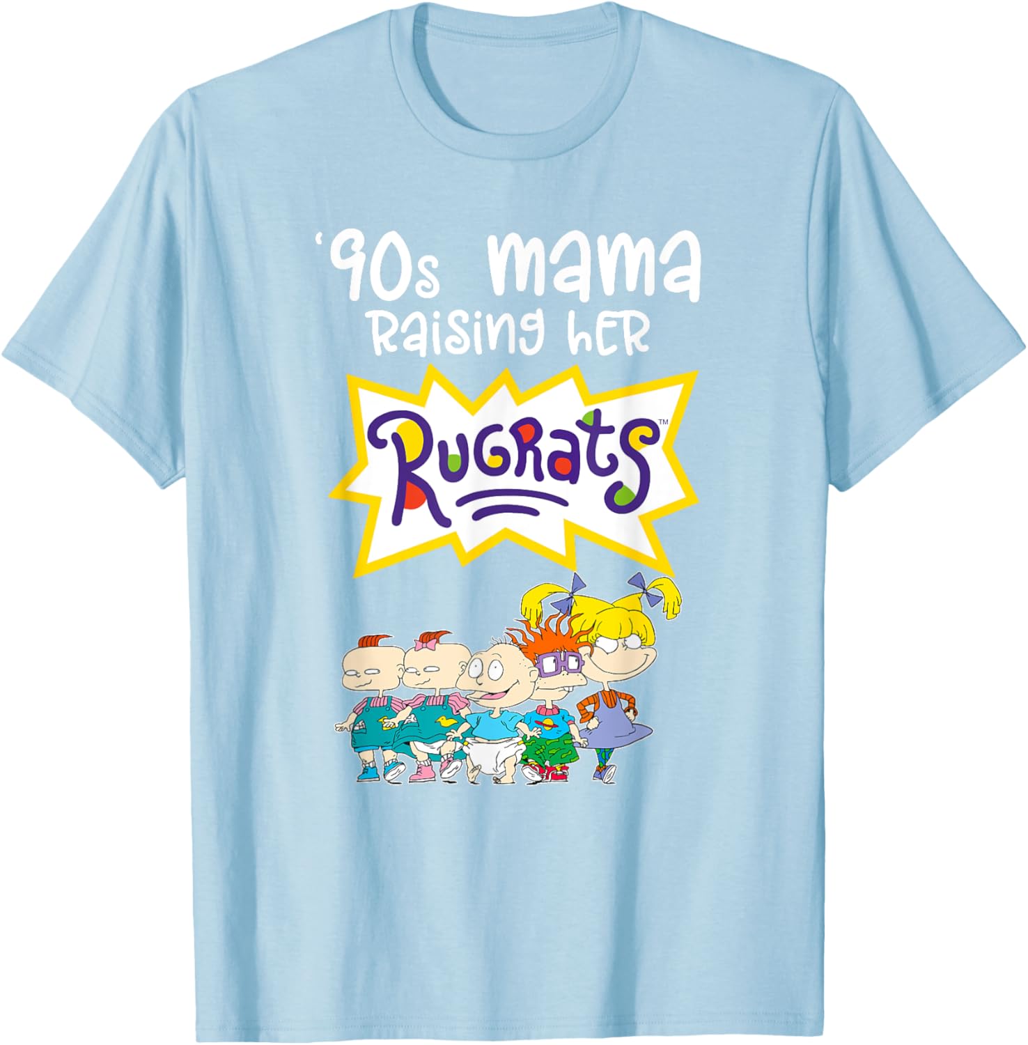 Mademark x Rugrats 90s Mama Raising Her Rugrats Full Gang T-Shirt - 8