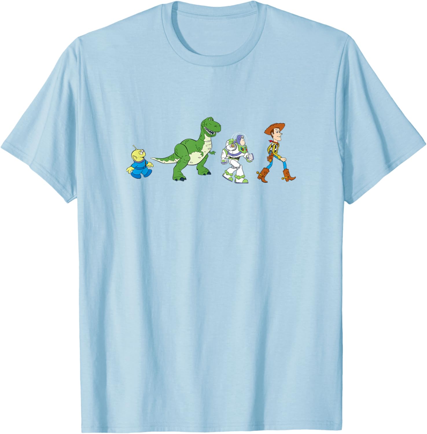 Disney Pixar Toy Story Toy Crossing Characters T-Shirt for Fans - 5