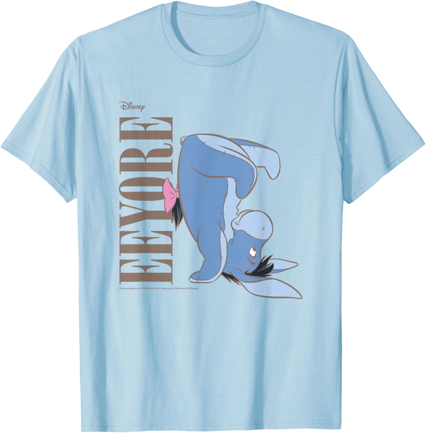 Winnie The Pooh Eeyore Upside Down T-Shirt for Fun and Cozy Style - 10