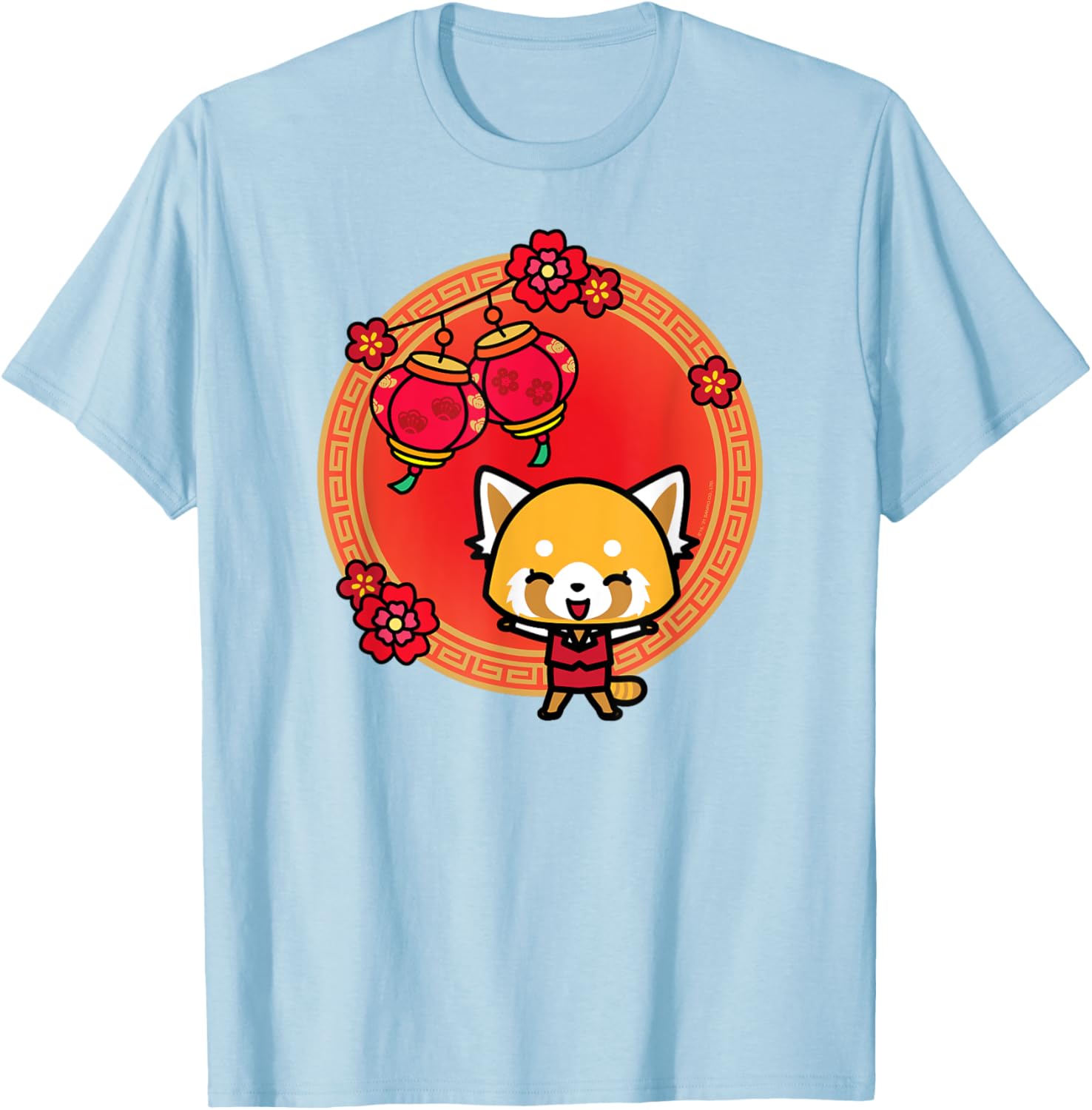 Aggretsuko Lunar New Year T-Shirt Fun Festive Design for Fans - 4