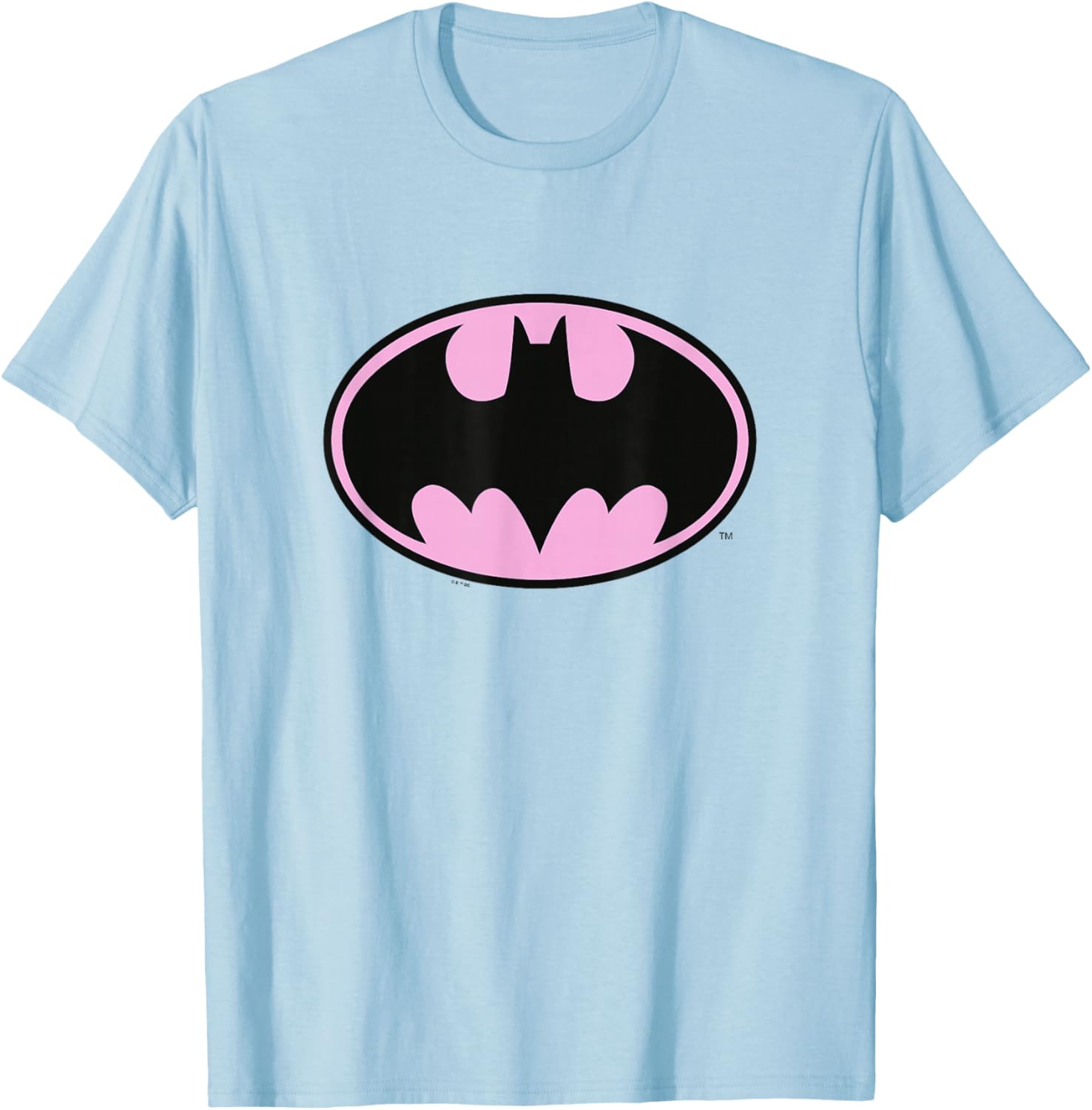 Batman Bat-Symbol T-Shirt with Pink Background - Stylish Graphic Tee - 10