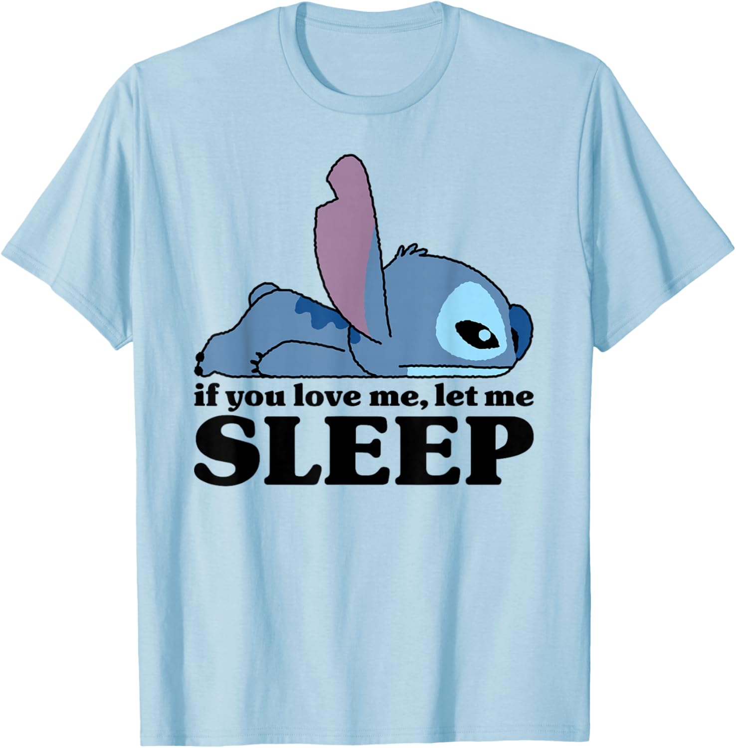 Lilo & Stitch Sleepy Stitch T-Shirt - Cute and Comfy Disney Apparel - 14