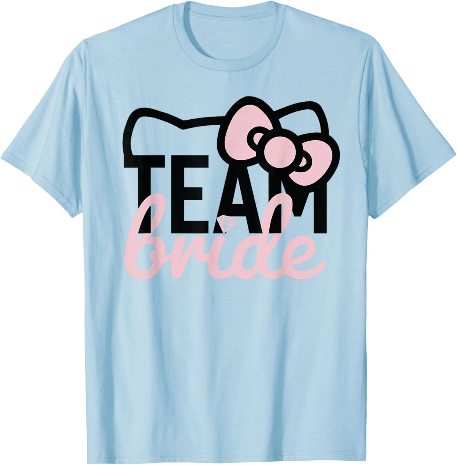 Hello Kitty Team Bride Bridesmaid T-Shirt for Fun Bridal Parties - 7