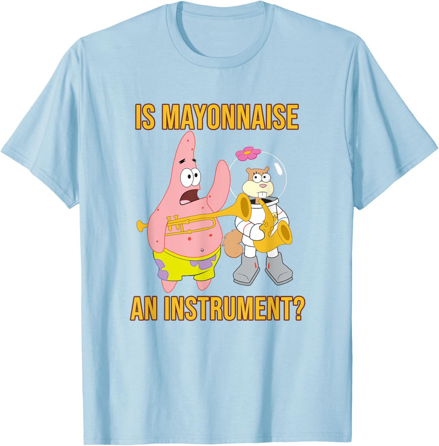 Mademark x SpongeBob SquarePants Mayonnaise Instrument T-Shirt for Fans - 11