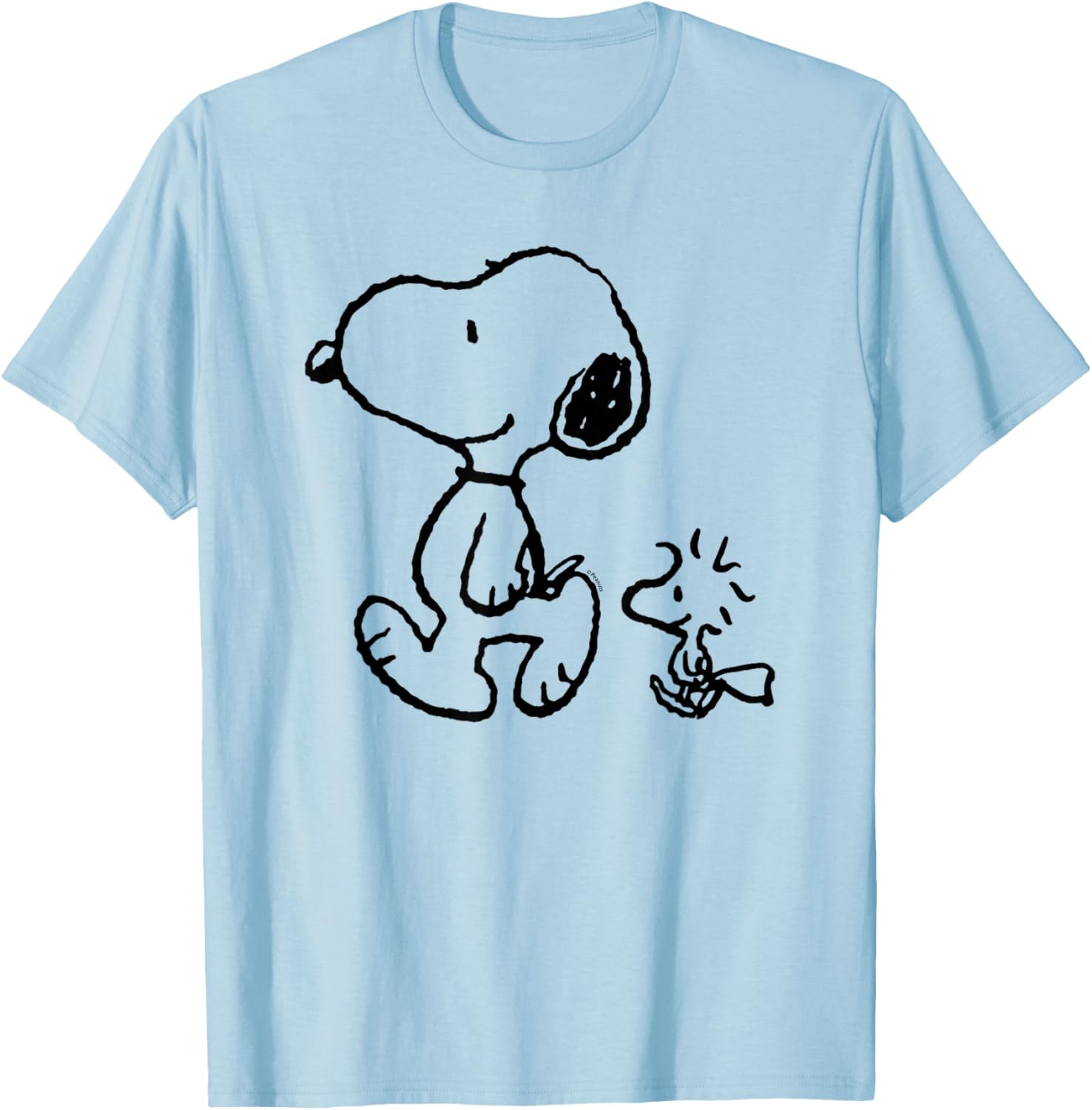 Snoopy Woodstock Walk T-Shirt Fun Peanuts Graphic Tee for Fans - 3