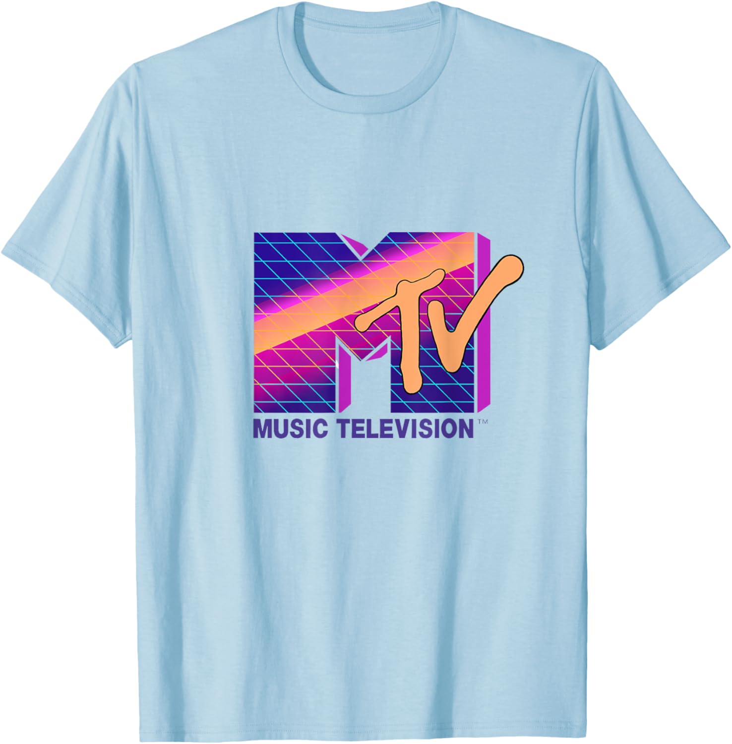 Mademark x MTV Retro Logo T-Shirt in Bold 80s Colors - Stylish Apparel - 6