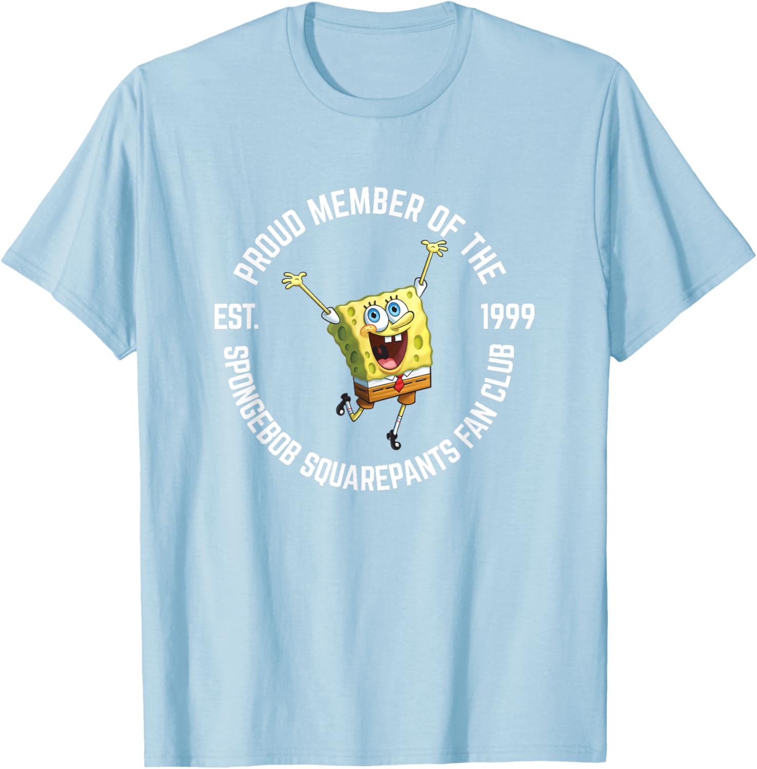 Mademark SpongeBob SquarePants Fan Club T-Shirt for Fun Lovers - 5