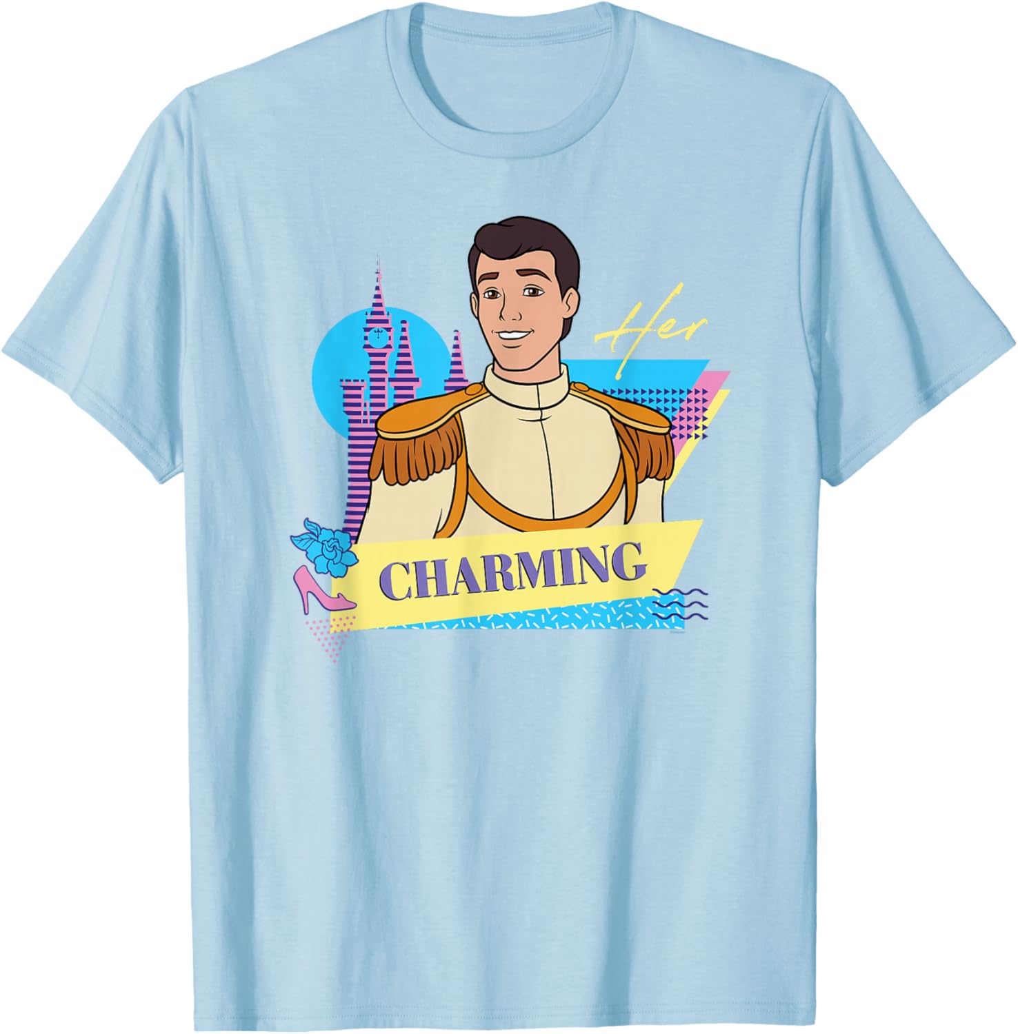Disney Cinderella Matching T-Shirts for Couples - Her Prince Charming Style - 11