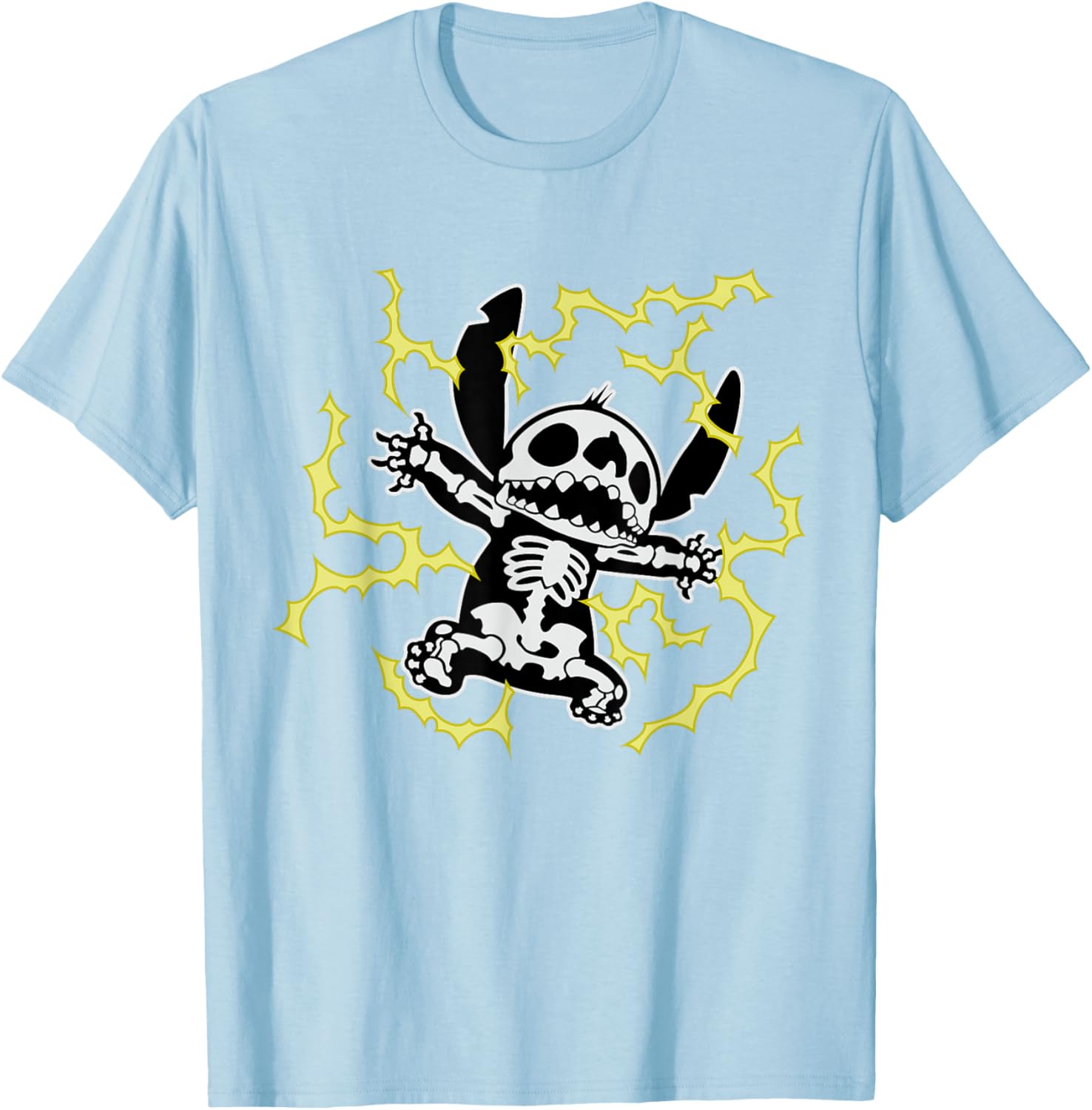 Disney Stitch Skeleton Halloween T-Shirt for Fun and Festive Celebrations - 20