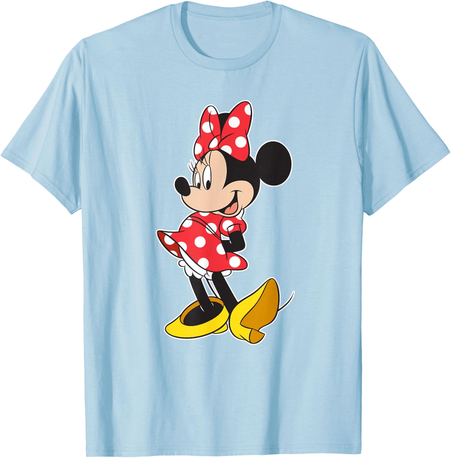 Cute Disney Minnie Mouse Classic Pose T-Shirt for Kids and Adults - 1