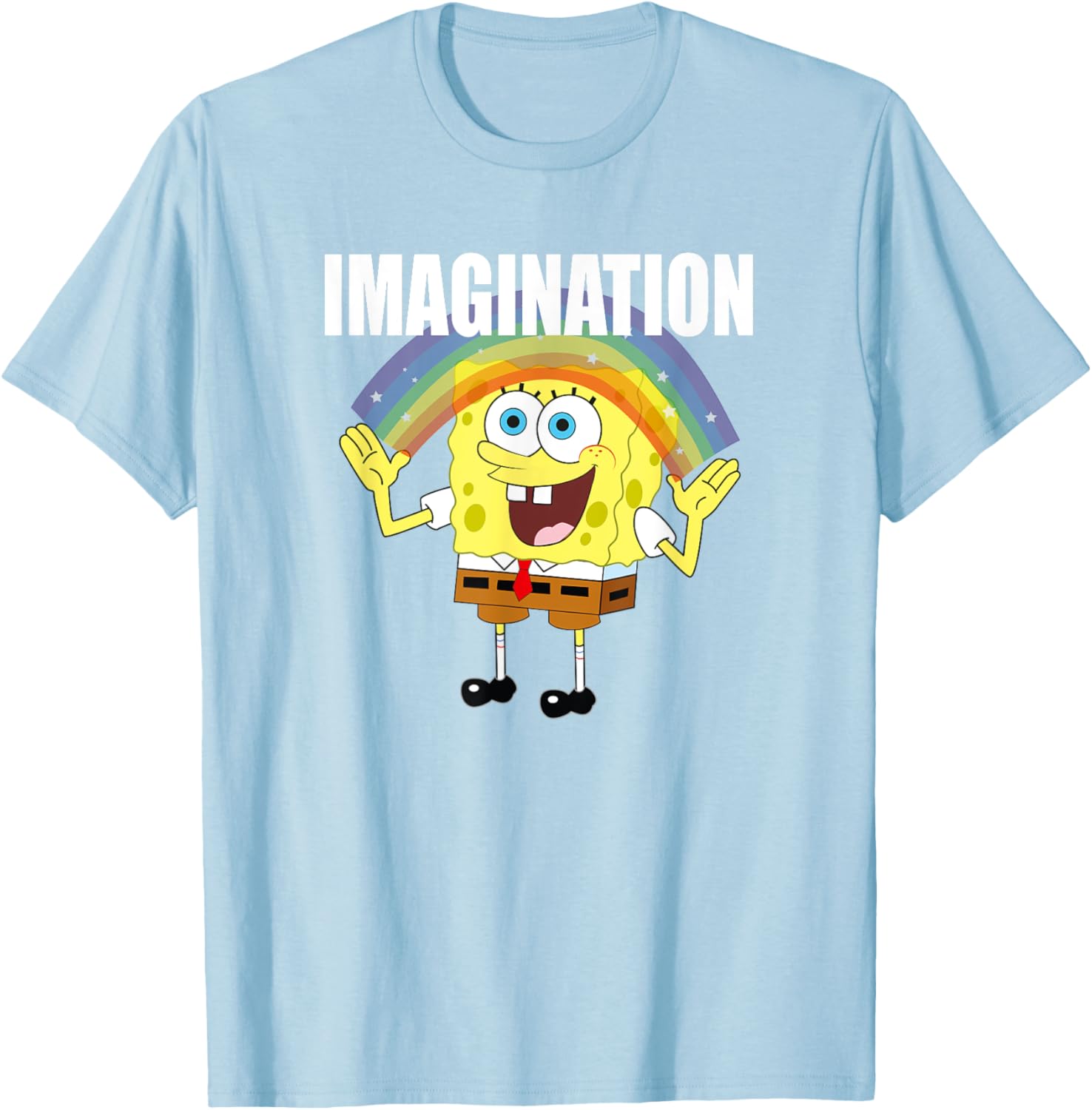 Mademark x SpongeBob SquarePants Rainbow Imagination T-Shirt for Fun Style - 3