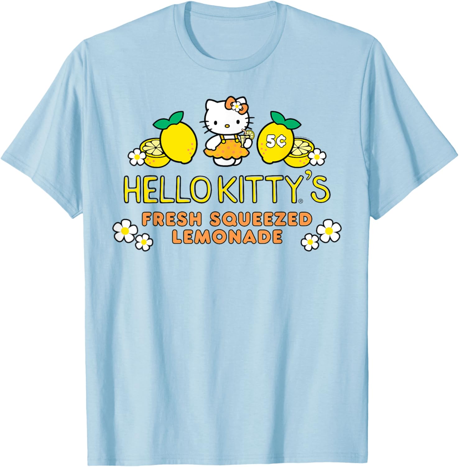 Hello Kitty Summer Lemonade T-Shirt for Fun and Stylish Days - 1