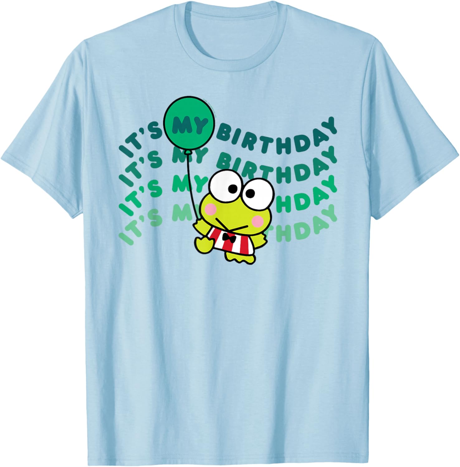 Keroppi It's My Birthday T-Shirt Fun & Cute Birthday Outfit for Kids - 1