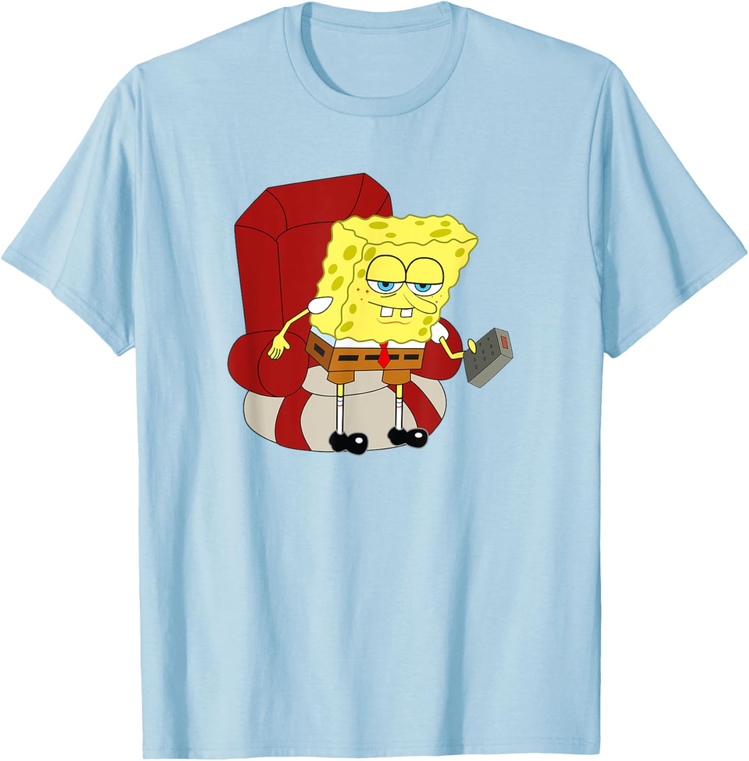 Mademark x SpongeBob SquarePants Relax & Watch TV T-Shirt for Fun Lovers - 2