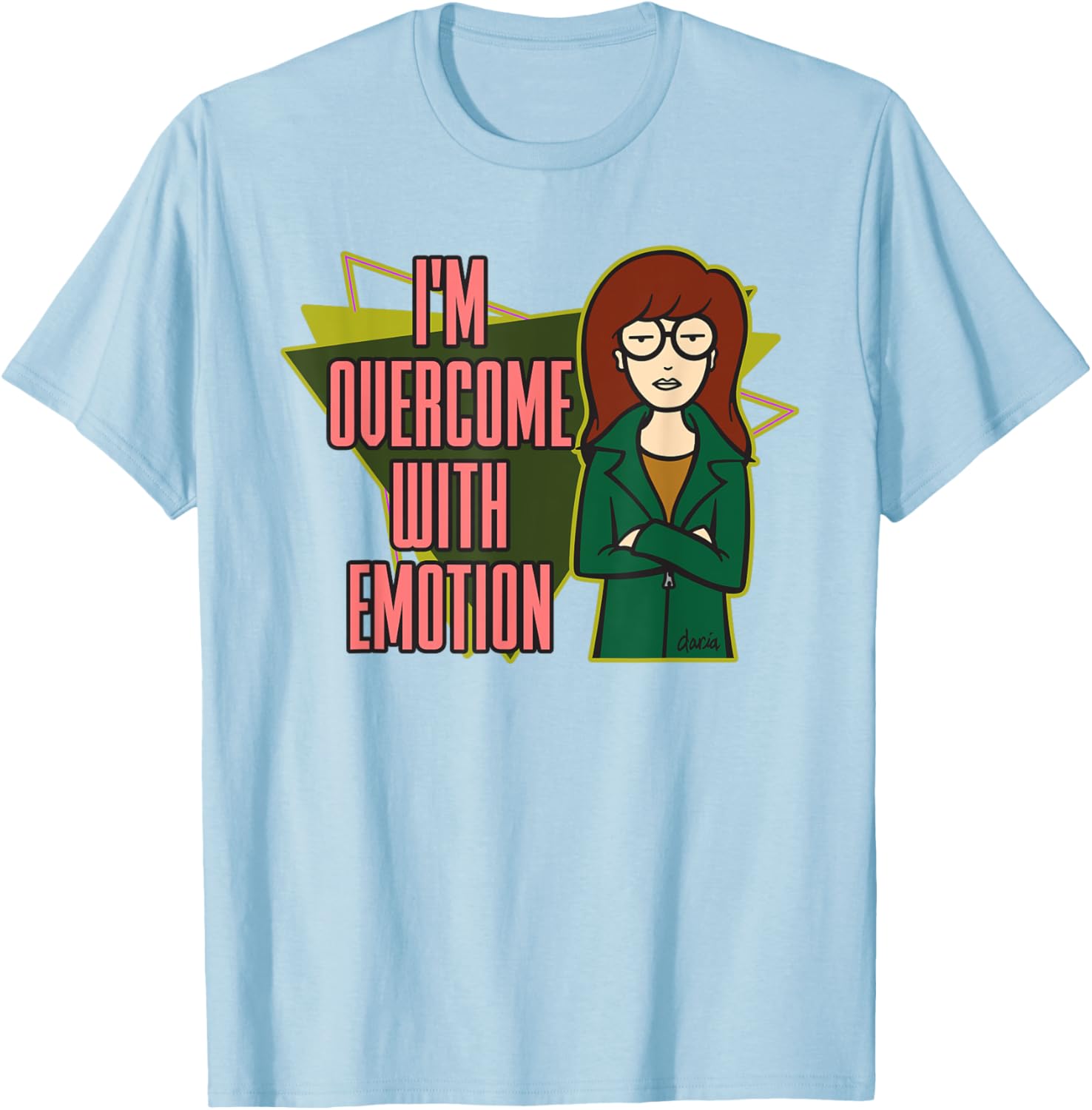 Mademark x Daria Emotion Graphic T-Shirt for Trendy Casual Style - 7