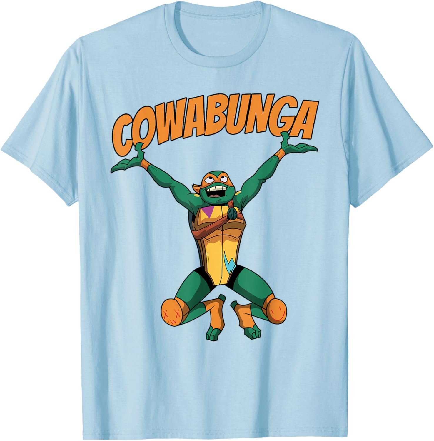 Mademark Teenage Mutant Ninja Turtles Mikey Cowabunga T-Shirt for Kids - 5