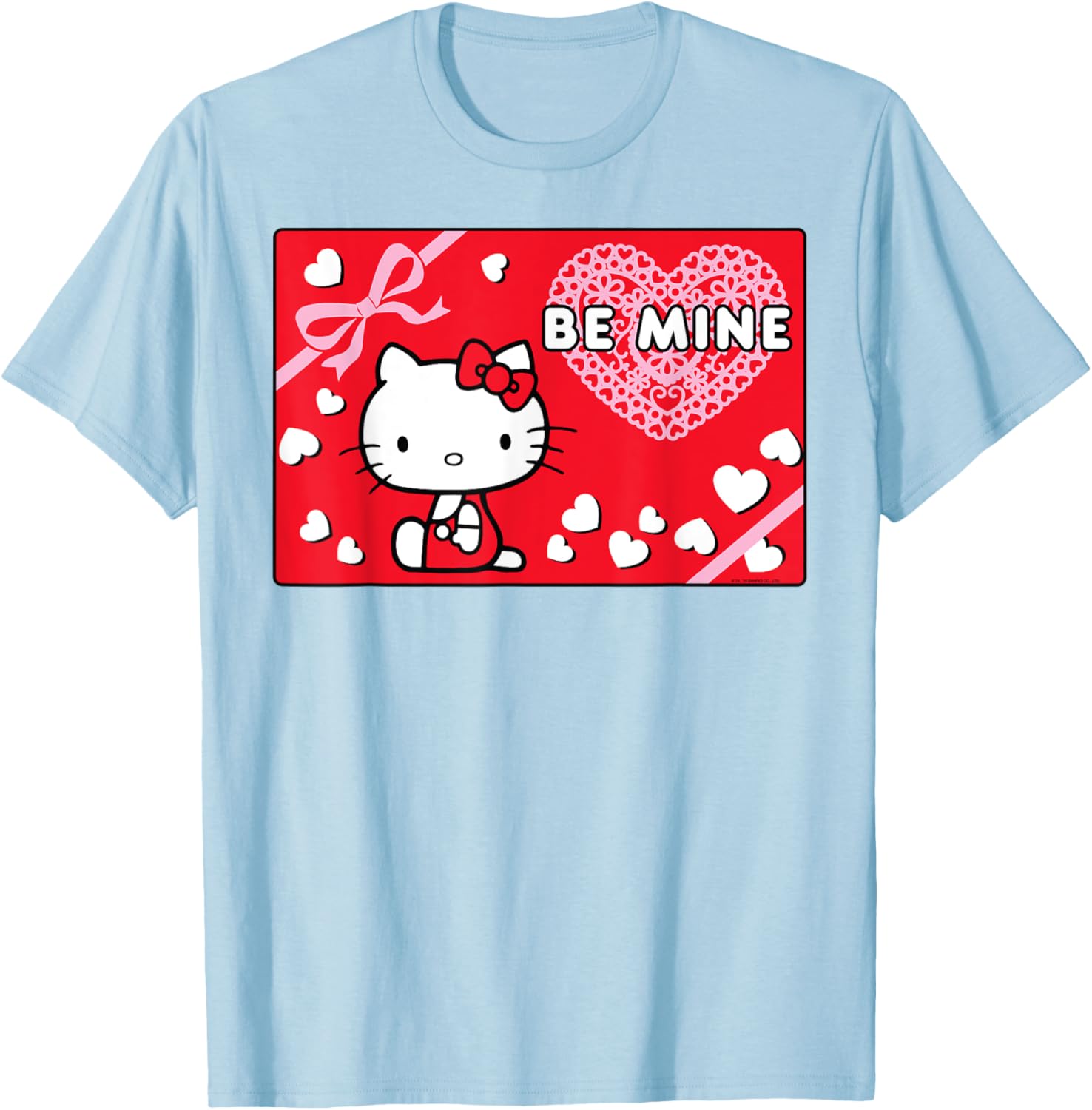 Cute Hello Kitty Valentine's Day Be Mine T-Shirt for Kids and Adults - 14
