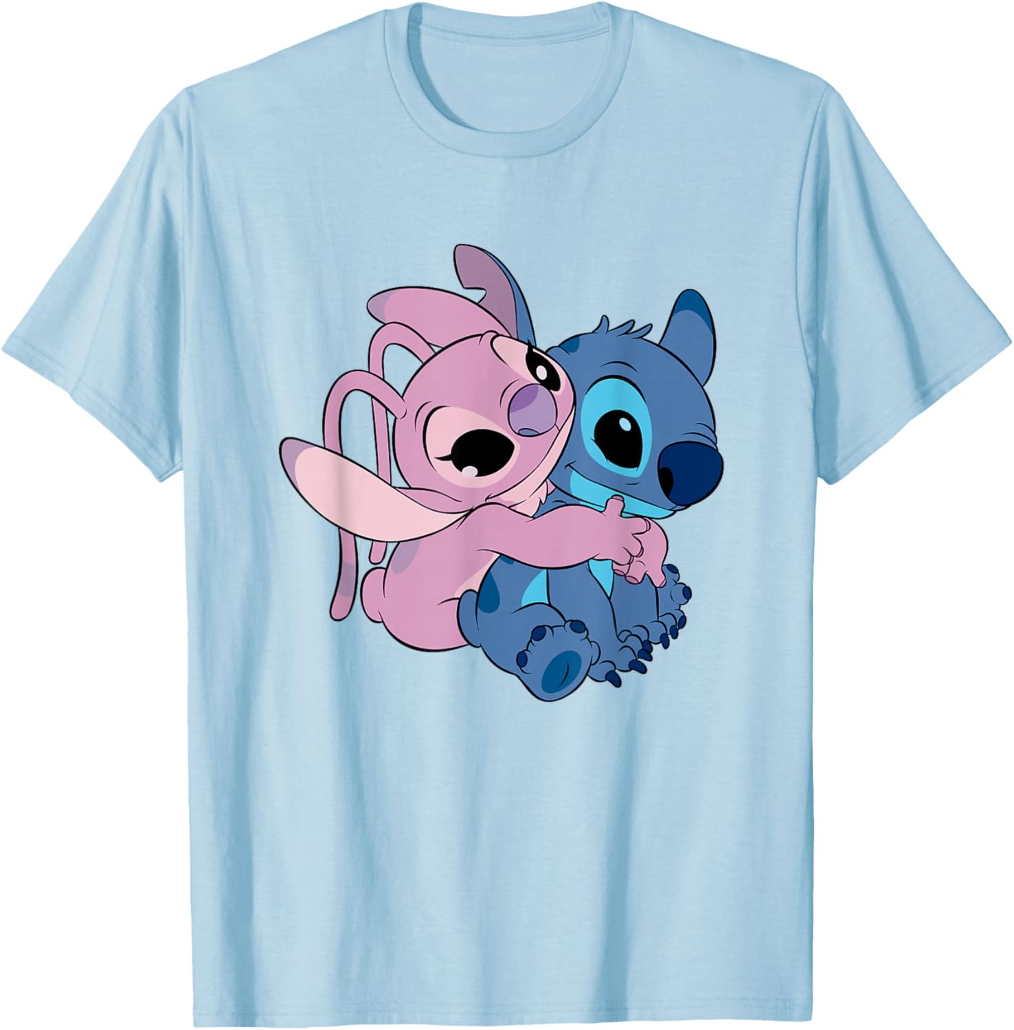 Adorable Disney Lilo and Stitch Hugging T-Shirt for Fans and Collectors - 1