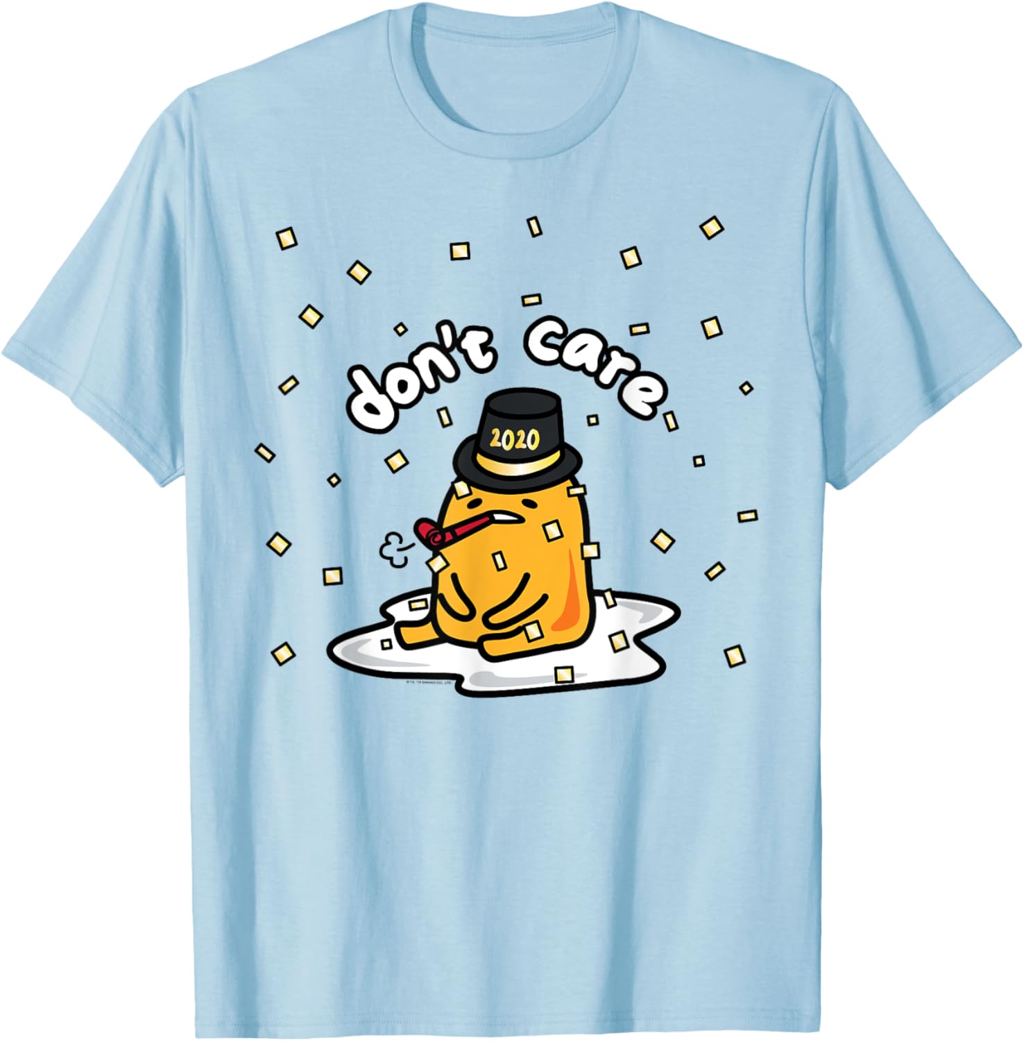 Gudetama Lazy Egg Happy New Year 2020 T-Shirt for Fun Fashion Lovers - 9