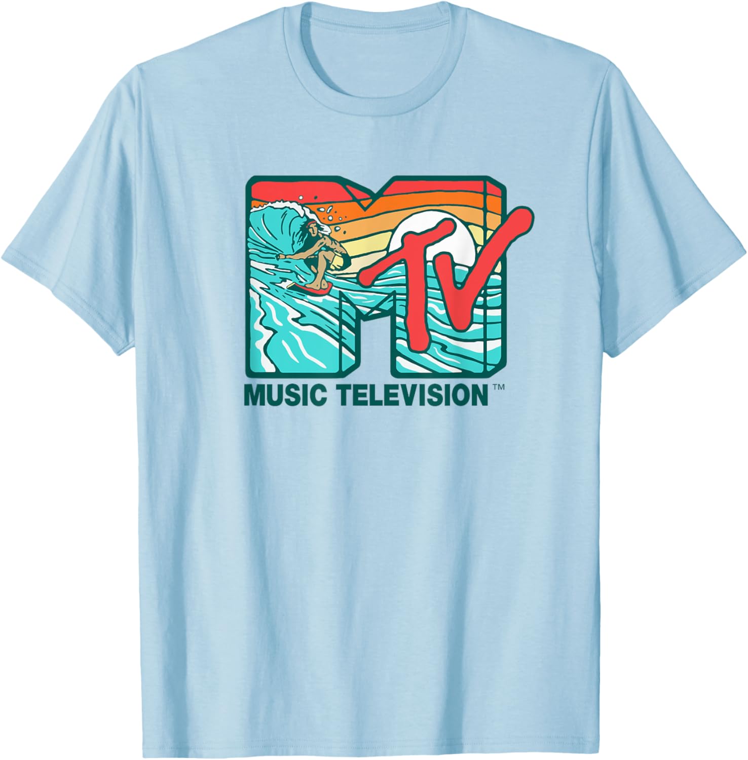 Mademark x MTV Surfer Logo Retro Graphic T-Shirt for Cool Style - 6