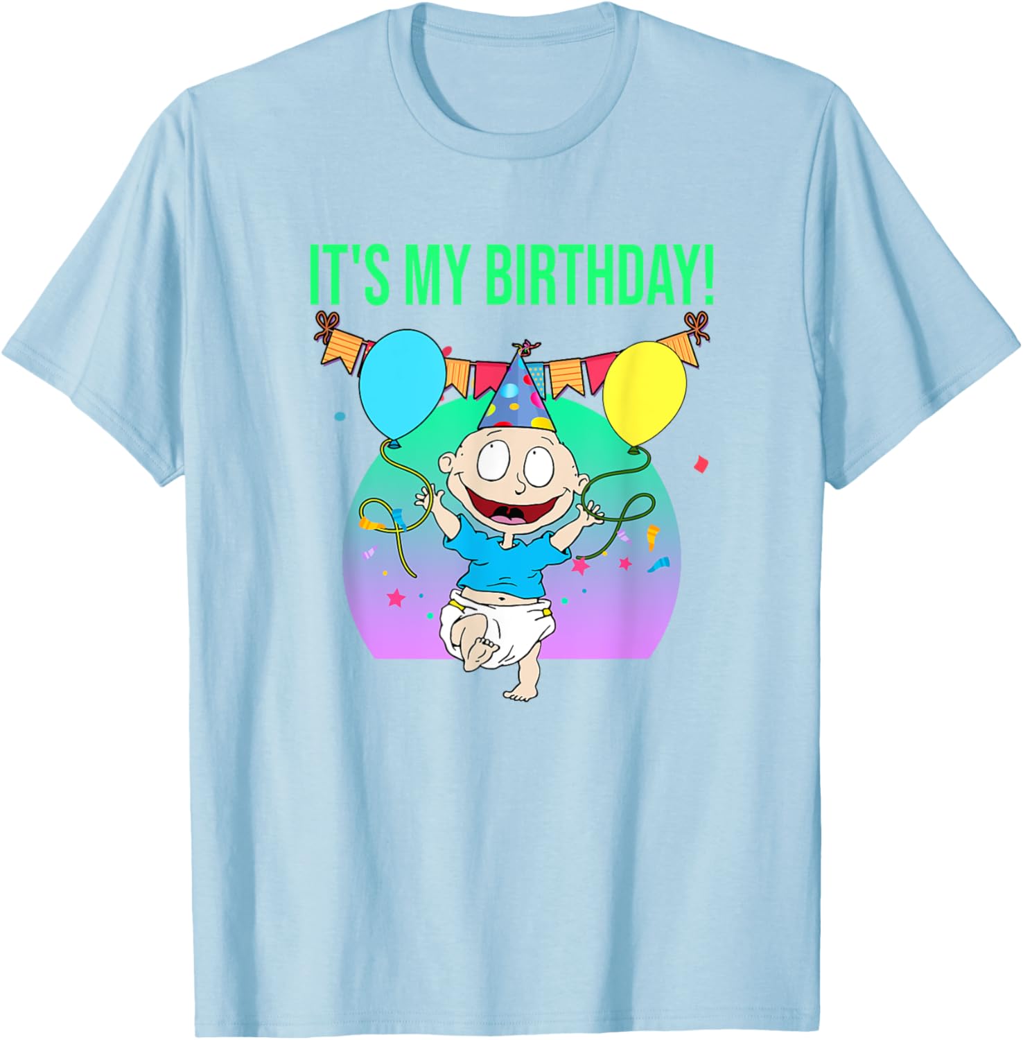 Mademark Rugrats Tommy Pickles Birthday T-Shirt for Kids and Adults - 12