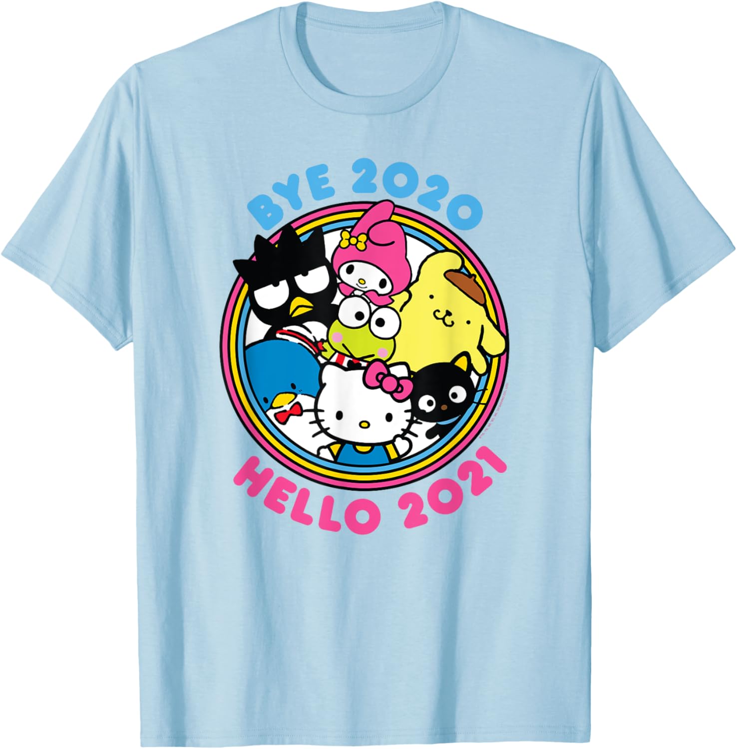Hello Kitty New Year's T-Shirt 2021 for Kids and Friends Celebrations - 6